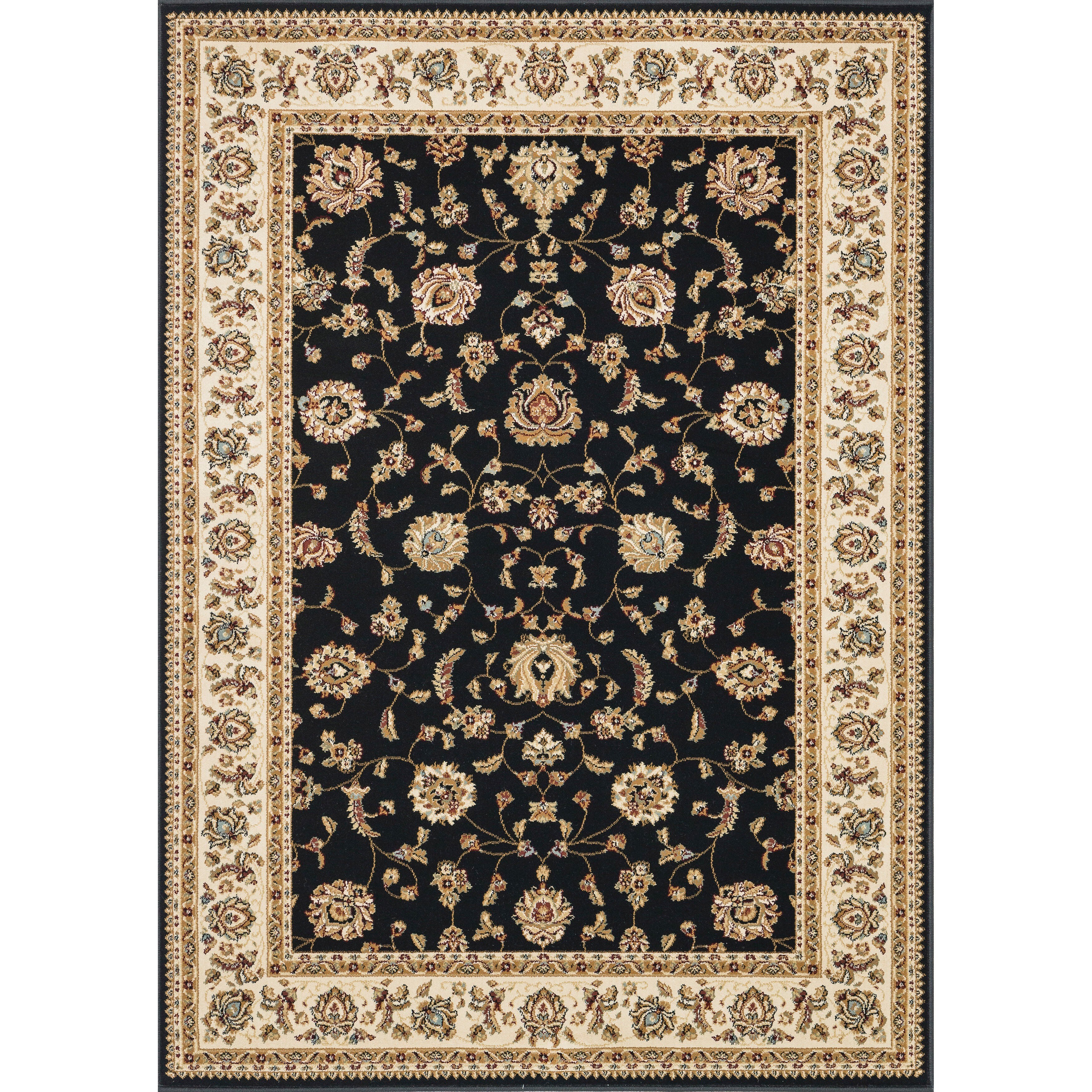 Shop Primeval Black Ivory Oriental Rug 2 X 3 Free Shipping On