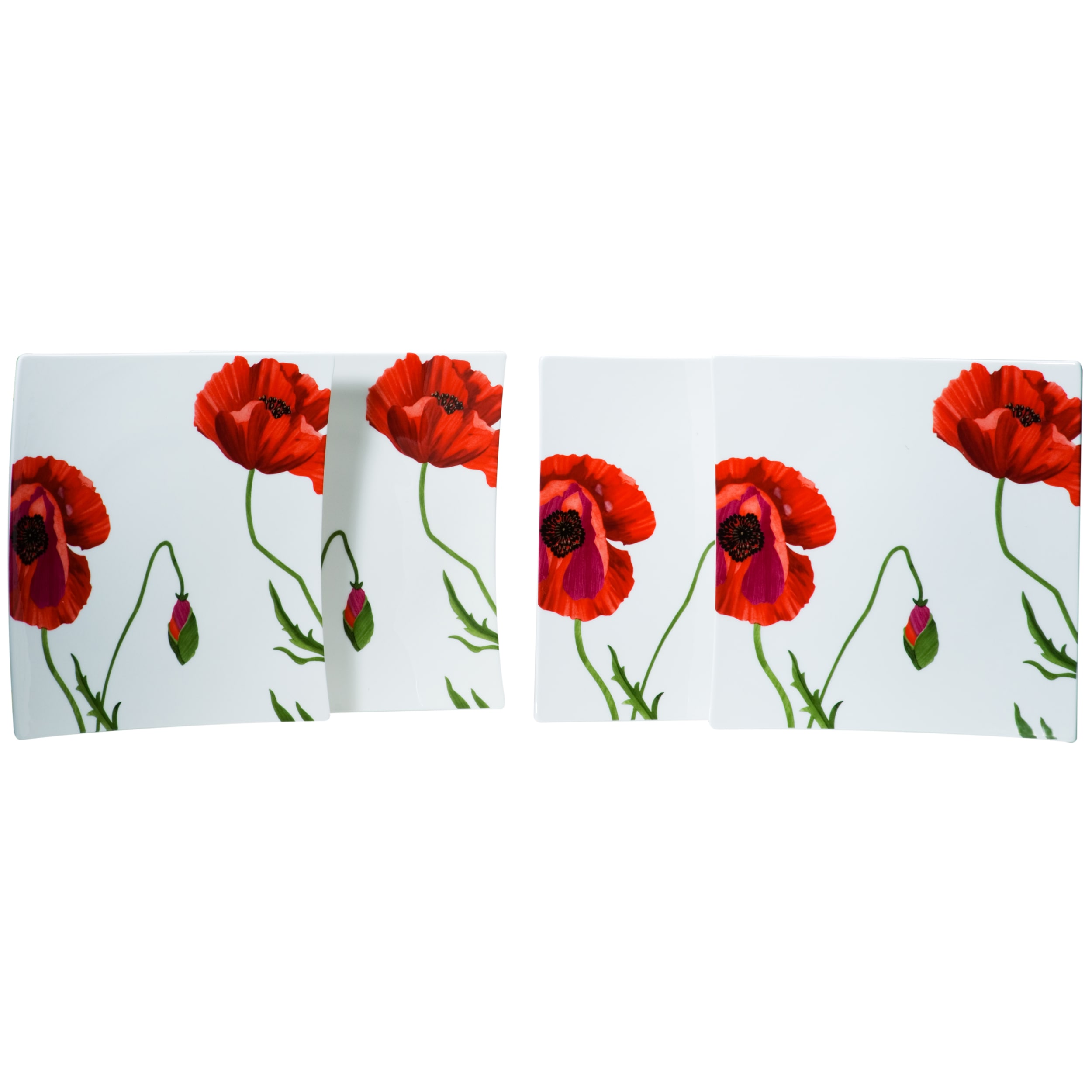 Red Vanilla \'Summer Sun\' Square Dinner Plates (Set of 4) - Free ... Red Vanilla \'Summer Sun\' Square Dinner Plates (Set of 4) - Free ...