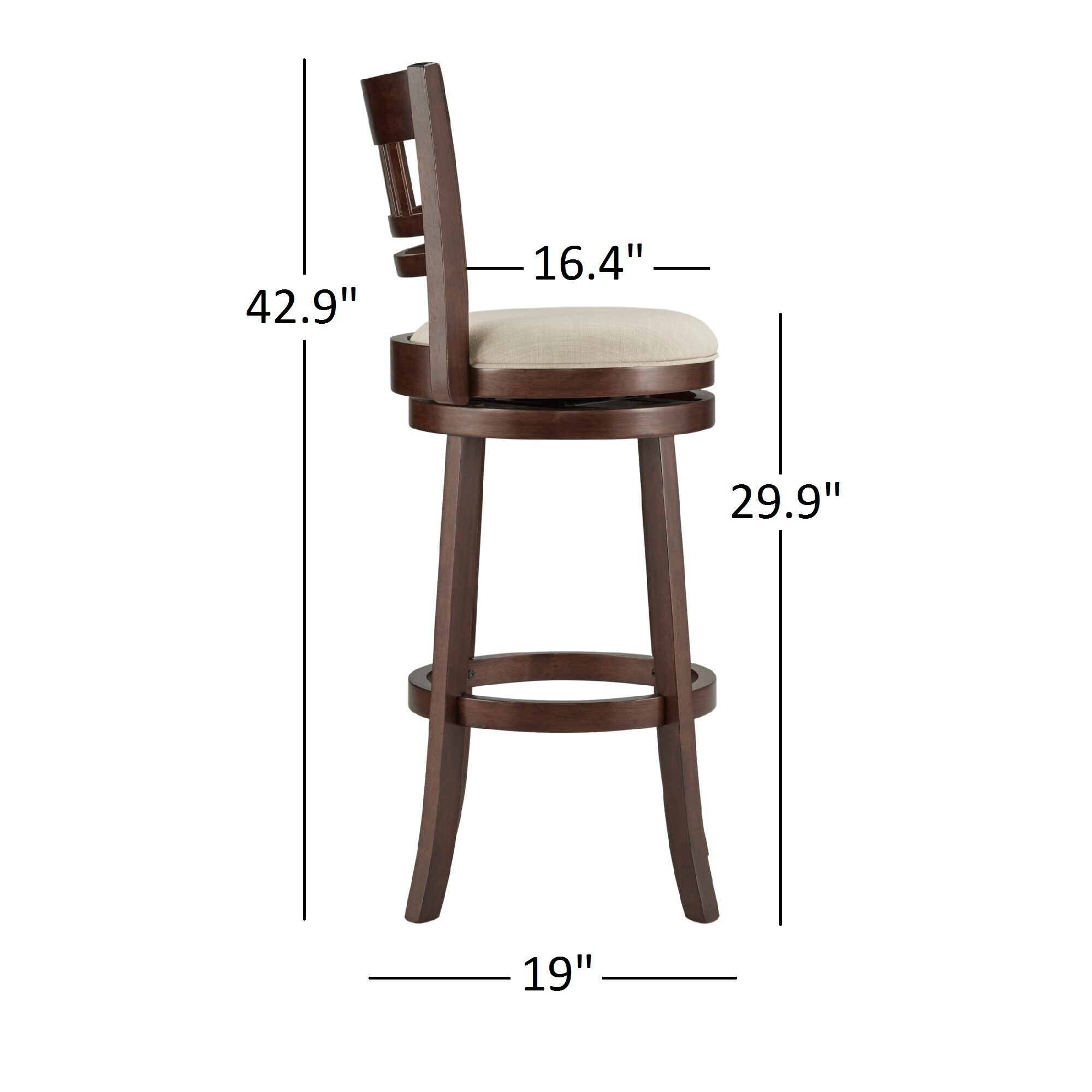 Verona Linen Lattice Back Swivel 29 Inch High Bar Stool By Verona Linen Lattice Back Swivel 29 Inch High Bar Stool By Inspire Q Clic Free Shipping Today 5688263