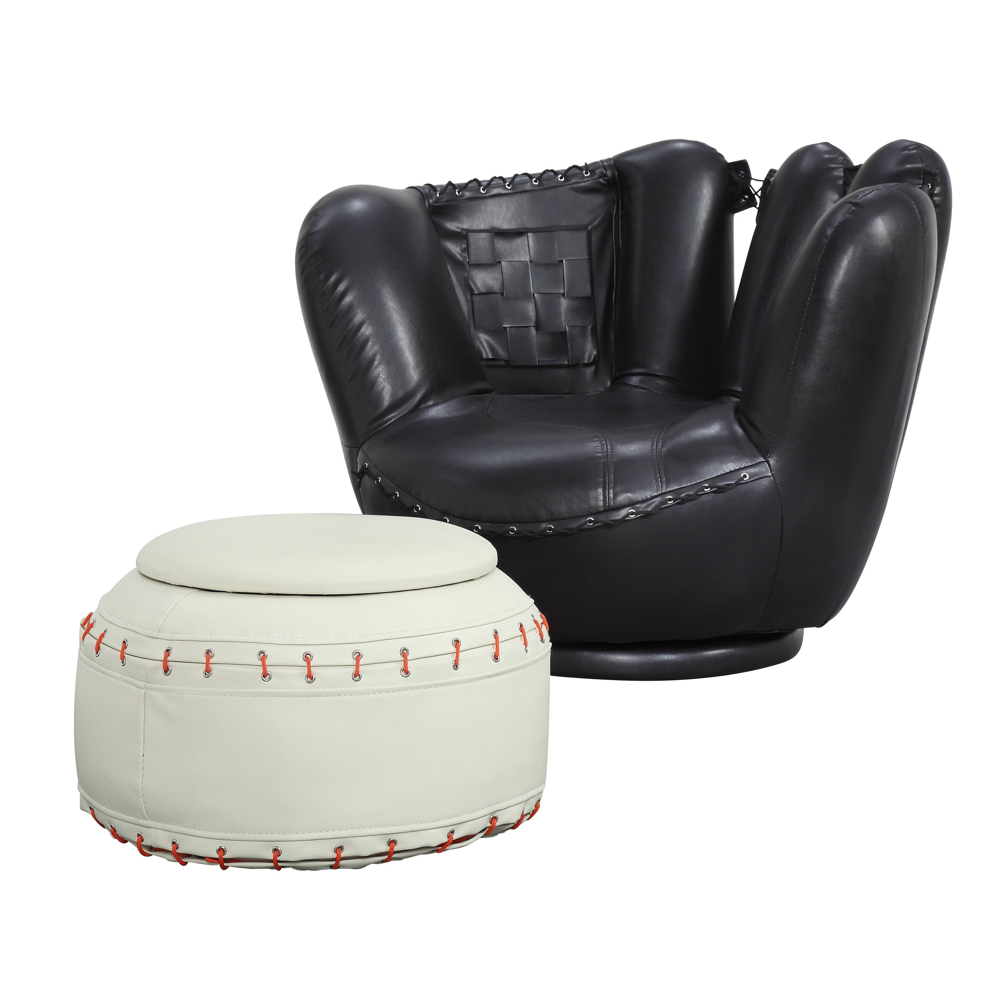 Baseball Swivel Chair W Ottoman Free Shipping Today Baseball Swivel Chair W Ottoman Free Shipping Today 5716135