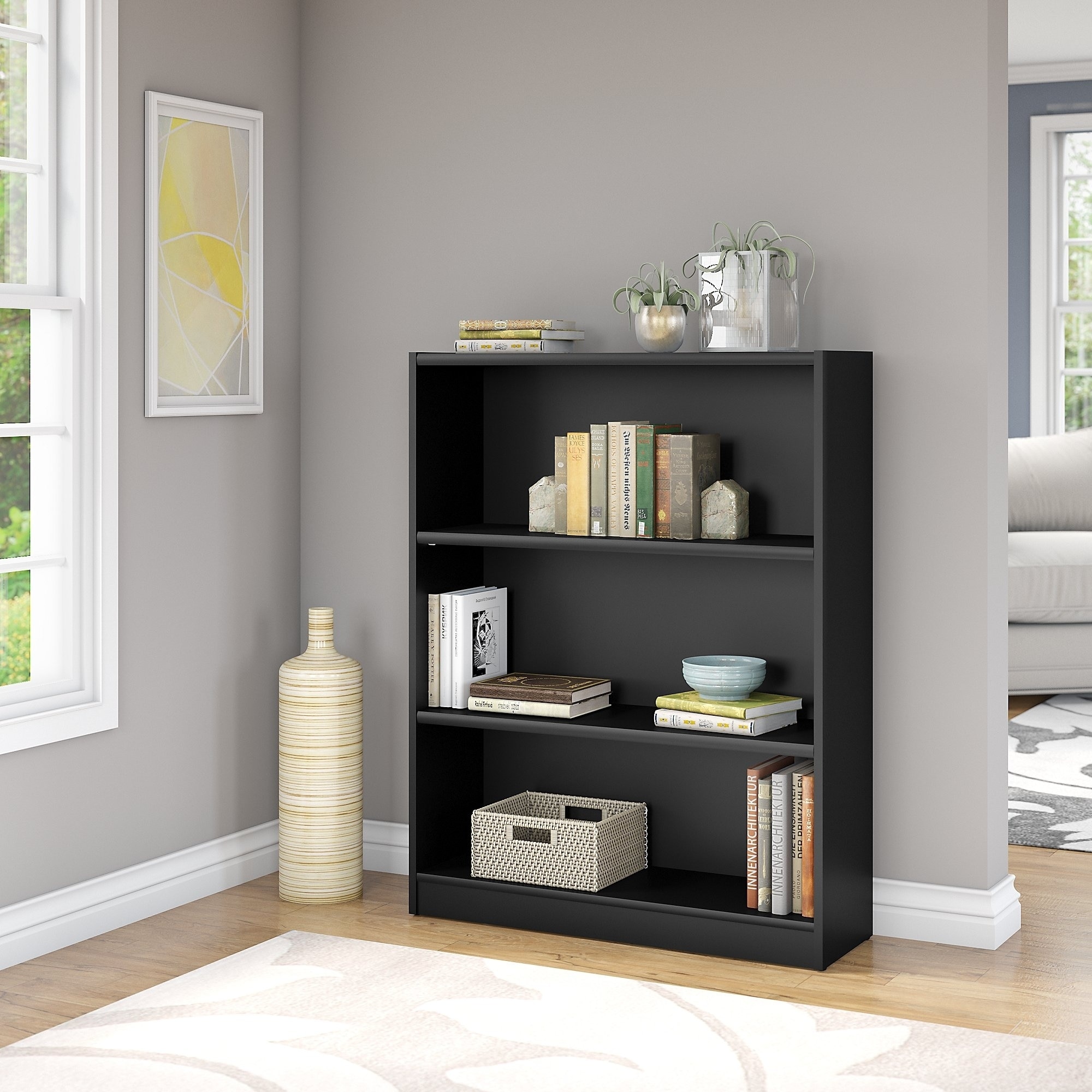 Bush Furniture Universal 3 Shelf Bookcase Free Shipping Today Bush Furniture Universal 3 Shelf Bookcase Free Shipping Today 13484081