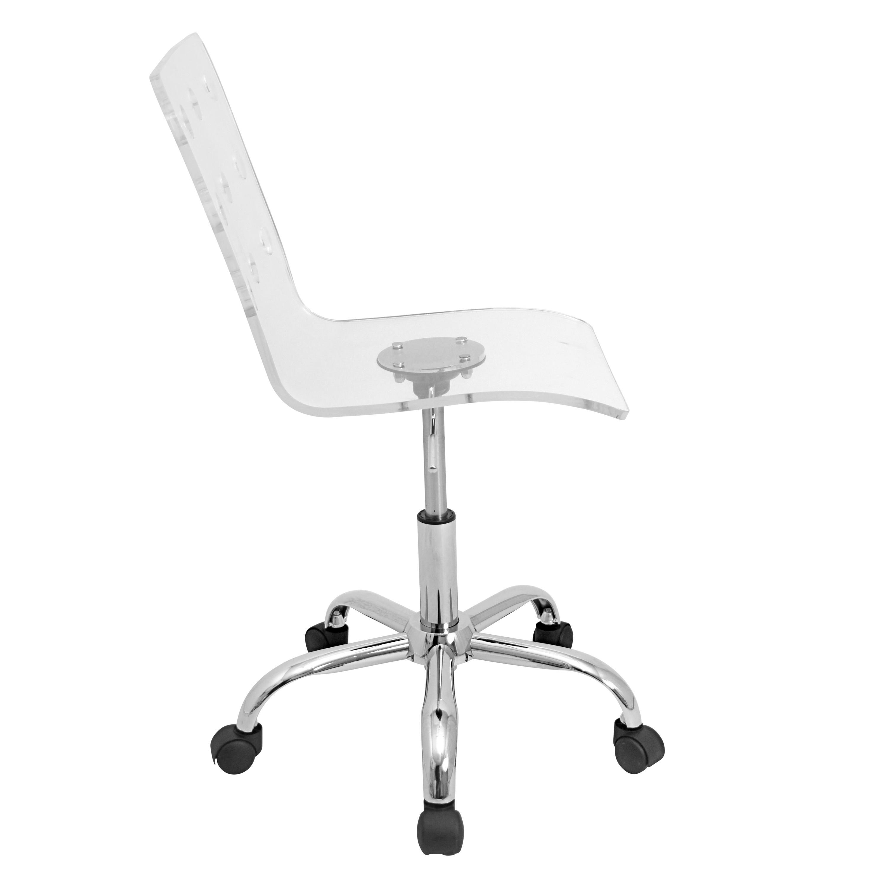 Lumisource Modern Clear Acrylic Office Chair Free Shipping Lumisource Modern Clear Acrylic Office Chair Free Shipping Today 5773561