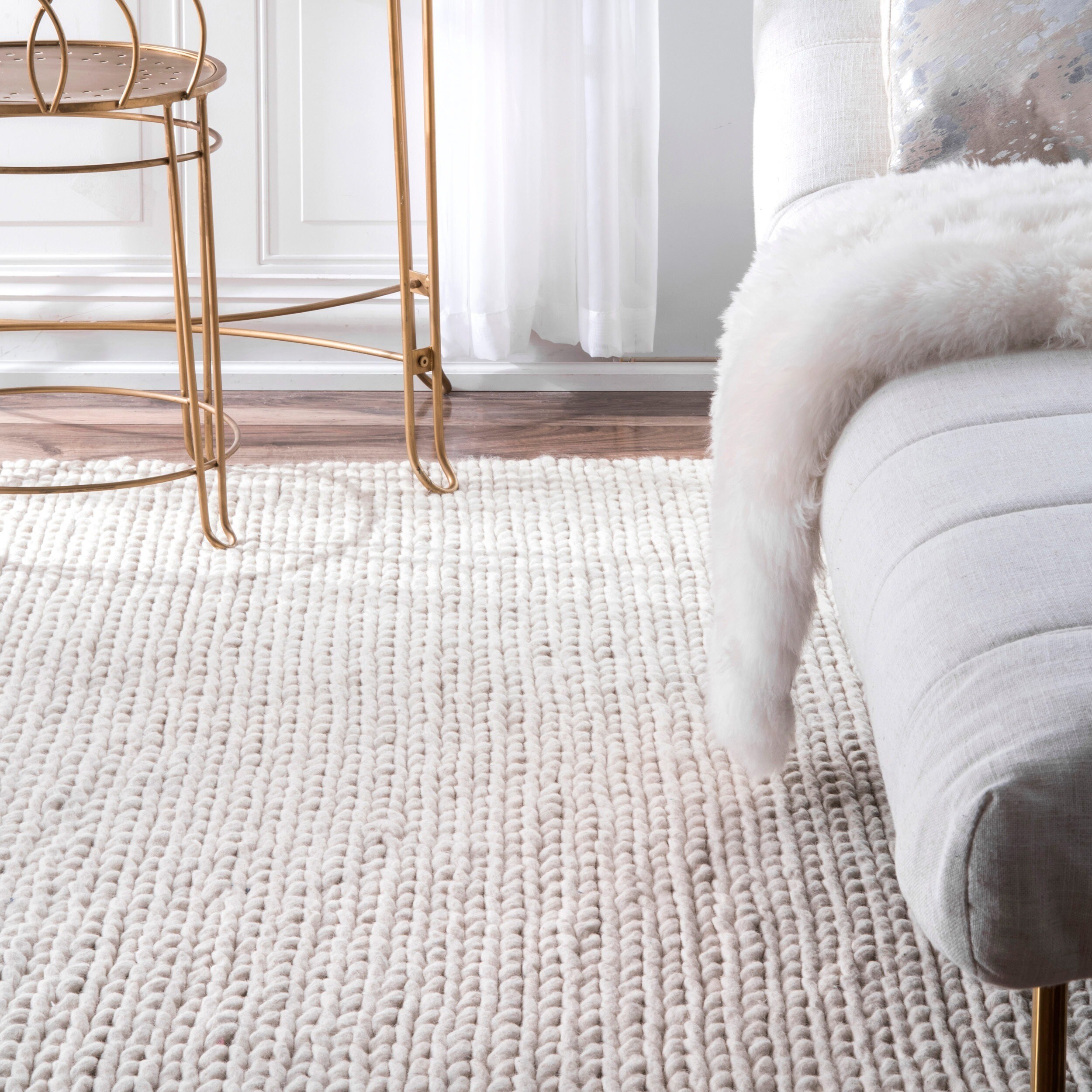 Nuloom Handmade Braided Cable New Zealand Wool Rug 6 X 9 Nuloom Handmade Braided Cable New Zealand Wool Rug 6 X 9 On Free Shipping Today 5804610