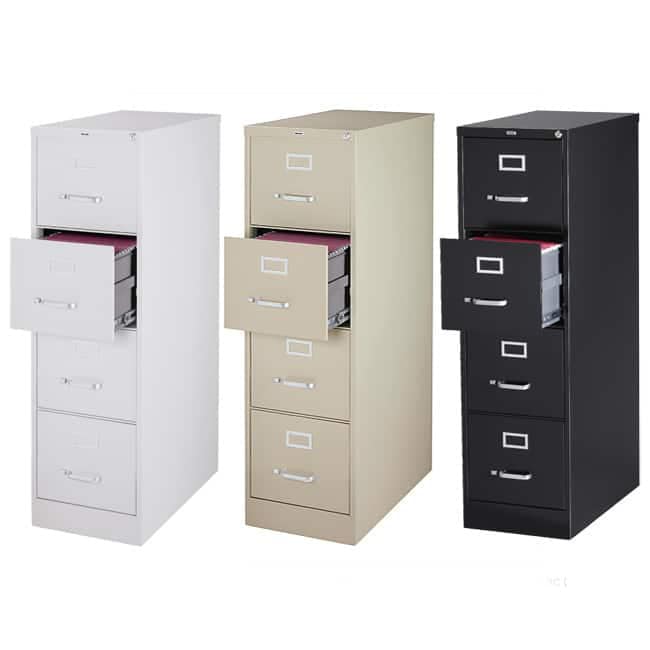 Hirsh Commercial 25 D 4 Drawer Letter Vertical File Cabinet Hirsh Commercial 25 D 4 Drawer Letter Vertical File Cabinet Free Shipping Today 5853292