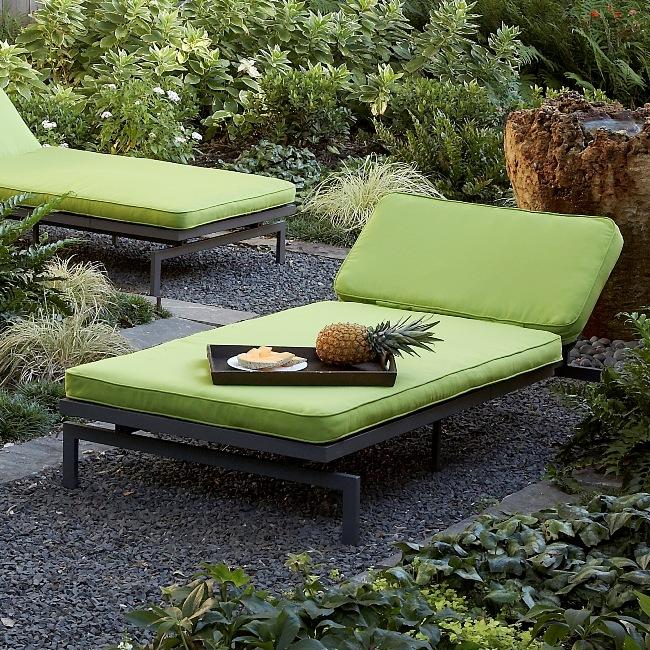 Alyssa Canvas Macaw Green Outdoor Chaise With Sunbrella Fabric Alyssa Canvas Macaw Green Outdoor Chaise With Sunbrella Fabric Cushion Free Shipping Today 5877406