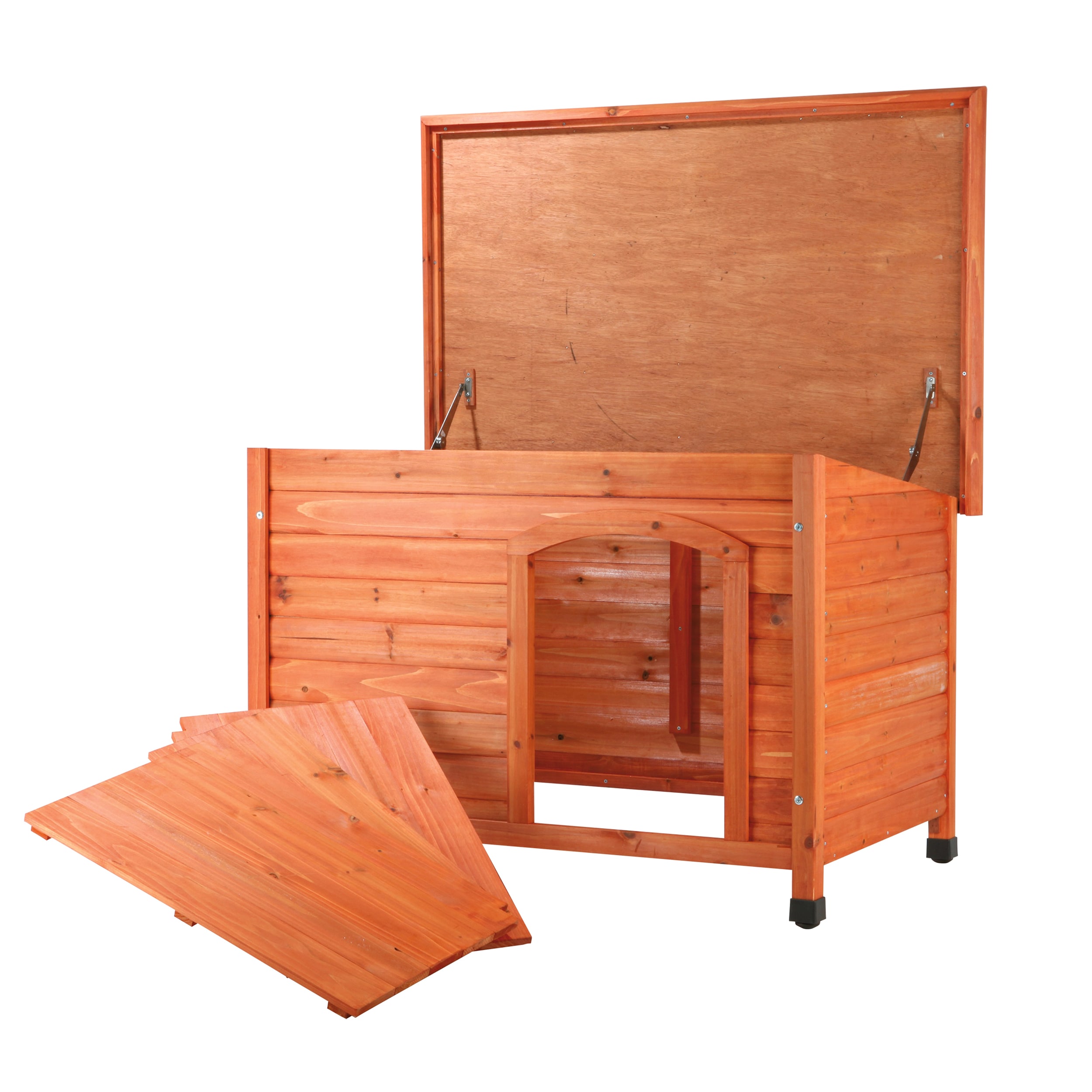 Trixie Natura Medium Weatherproof Flat Roof Glazed Pine Trixie Natura Medium Weatherproof Flat Roof Glazed Pine Doghouse Free Shipping Today 6141866