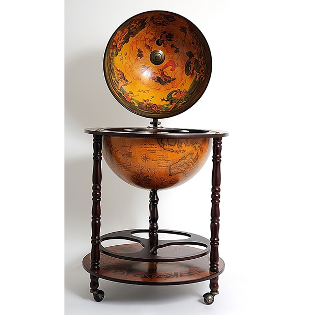 Old Modern Handicrafts Globe Drinks Cabinet Floor Stand - Free Old Modern Handicrafts Globe Drinks Cabinet Floor Stand - Free Shipping Today - Overstock - 13867355 - Old Modern Handicrafts Globe Drinks Cabinet Floor Stand - Free