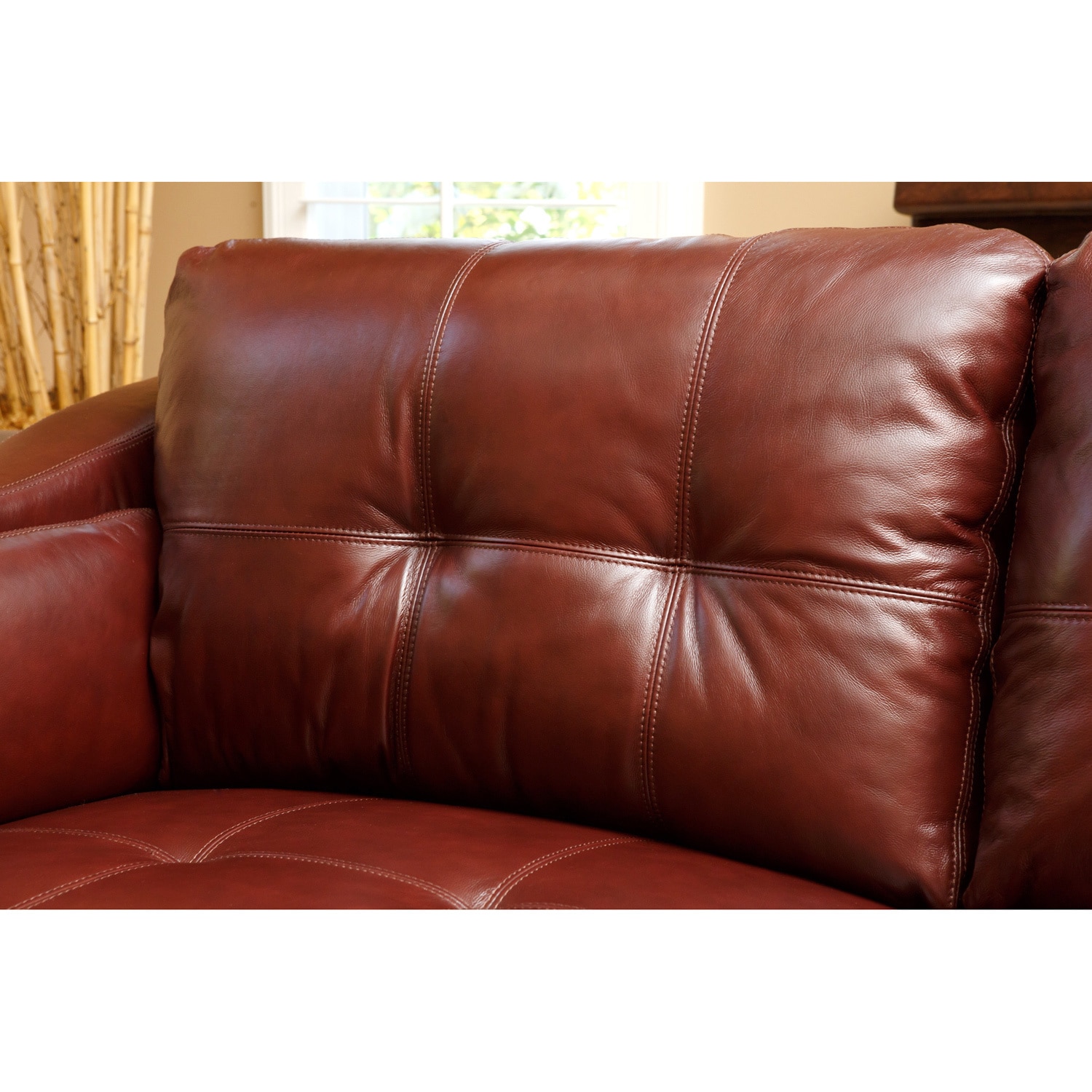 Abbyson Torrance Burgundy Top Grain Leather Sofa And Loveseat Abbyson Torrance Burgundy Top Grain Leather Sofa And Loveseat Set Free Shipping Today 6304838