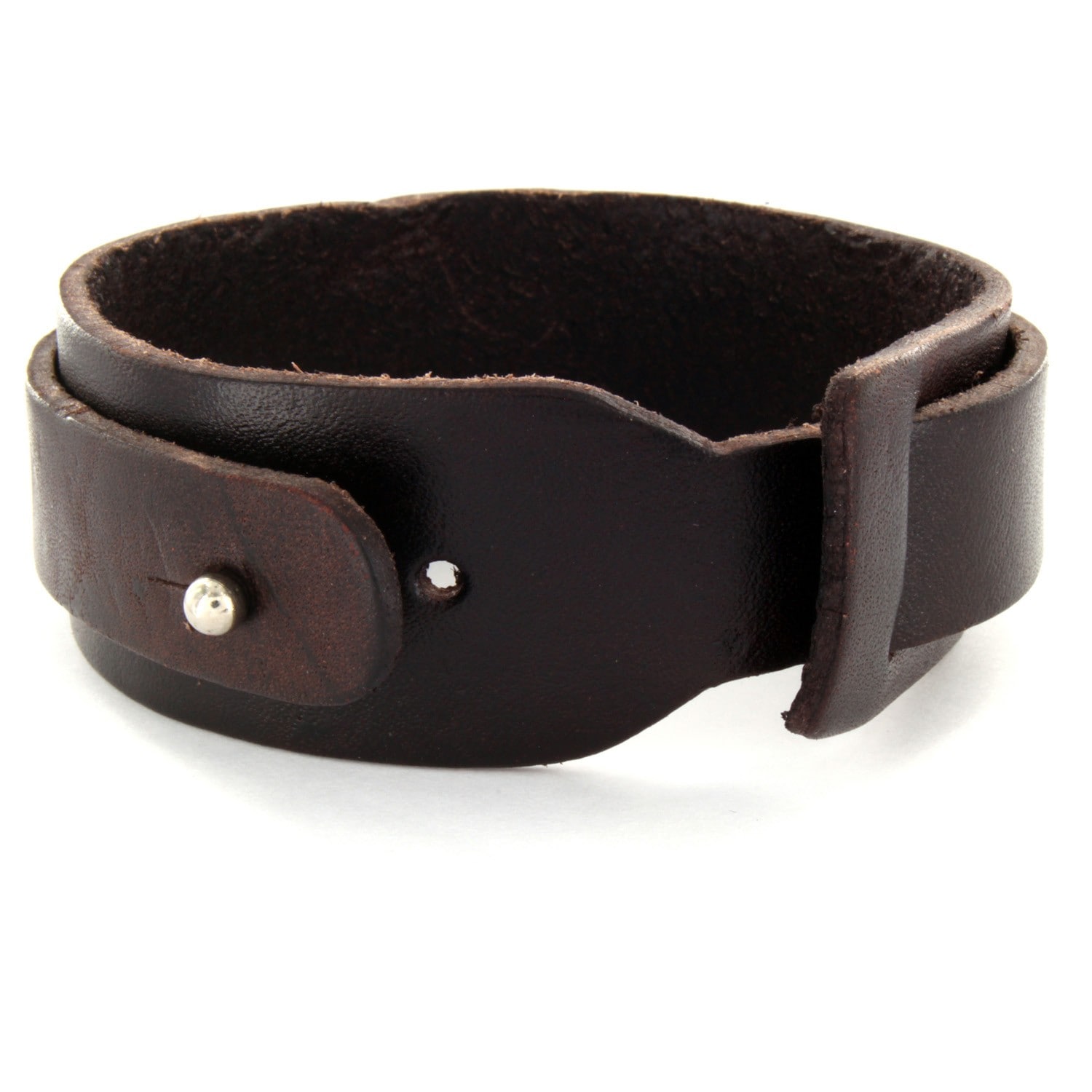 Men S Brown Leather Tribal Design Layered Cuff Bracelet Free Men S Brown Leather Tribal Design Layered Cuff Bracelet Free Shipping On Orders Over 45 6359642