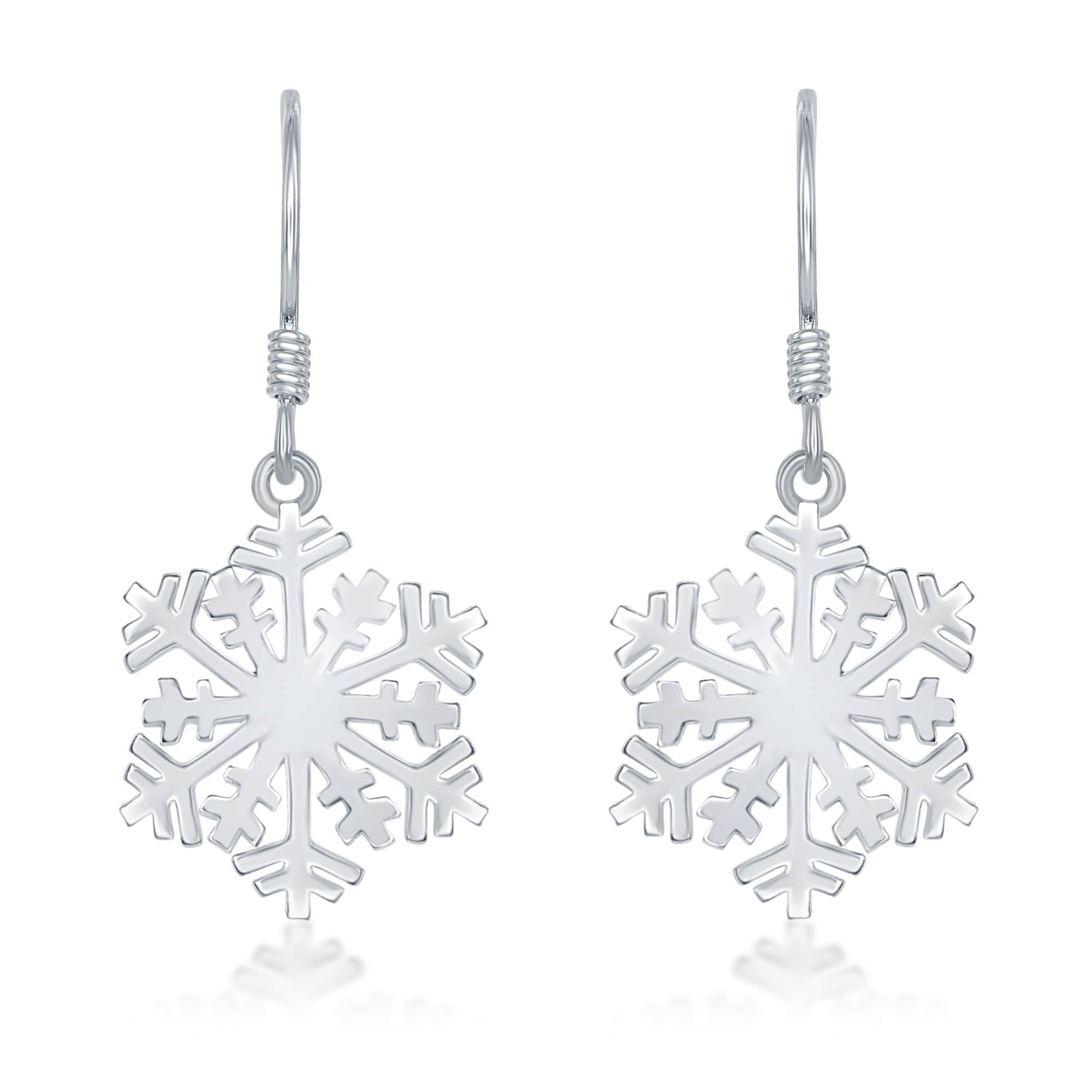 La Preciosa Sterling Silver Snowflake Earrings Free Shipping On La Preciosa Sterling Silver Snowflake Earrings Free Shipping On Orders Over 45 13983987