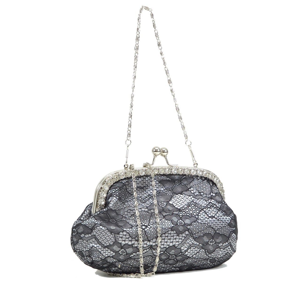 Dasein Rhinestone Accented Lace Overlay Satin Evening Bag On Dasein Rhinestone Accented Lace Overlay Satin Evening Bag On Free Shipping Orders Over 45 6393759