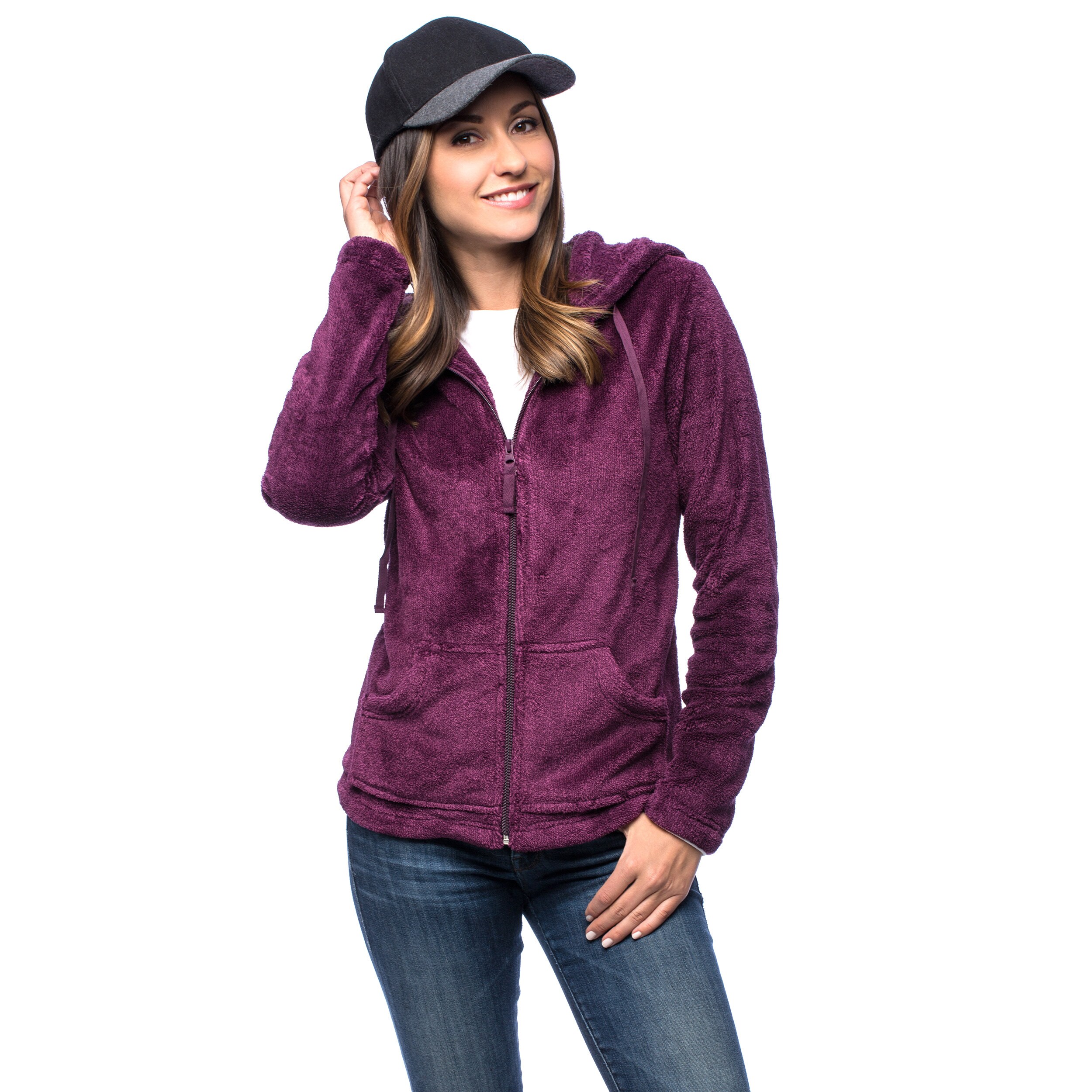 women's plush fleece jacket