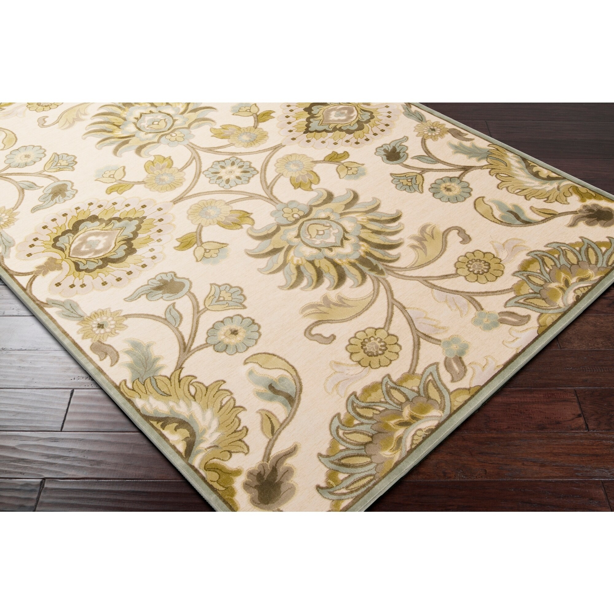 Shop Woven Lauren Ivory Viscose Chenille Area Rug 76 X 106 On