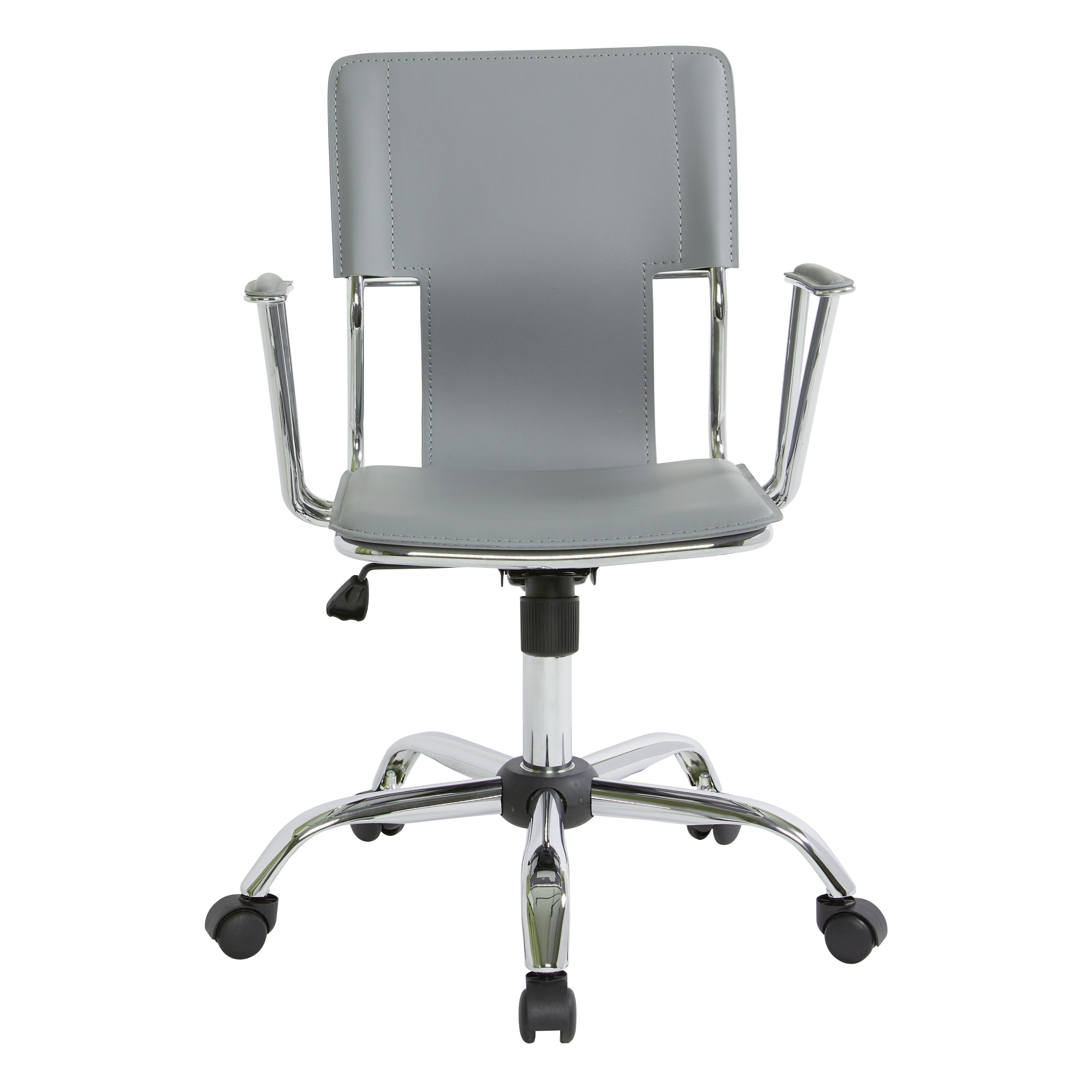 Ave Six Dorado Office Chair With Fixed Padded Arms And Chrome Ave Six Dorado Office Chair With Fixed Padded Arms And Chrome Finish N A Free Shipping Today 6468399