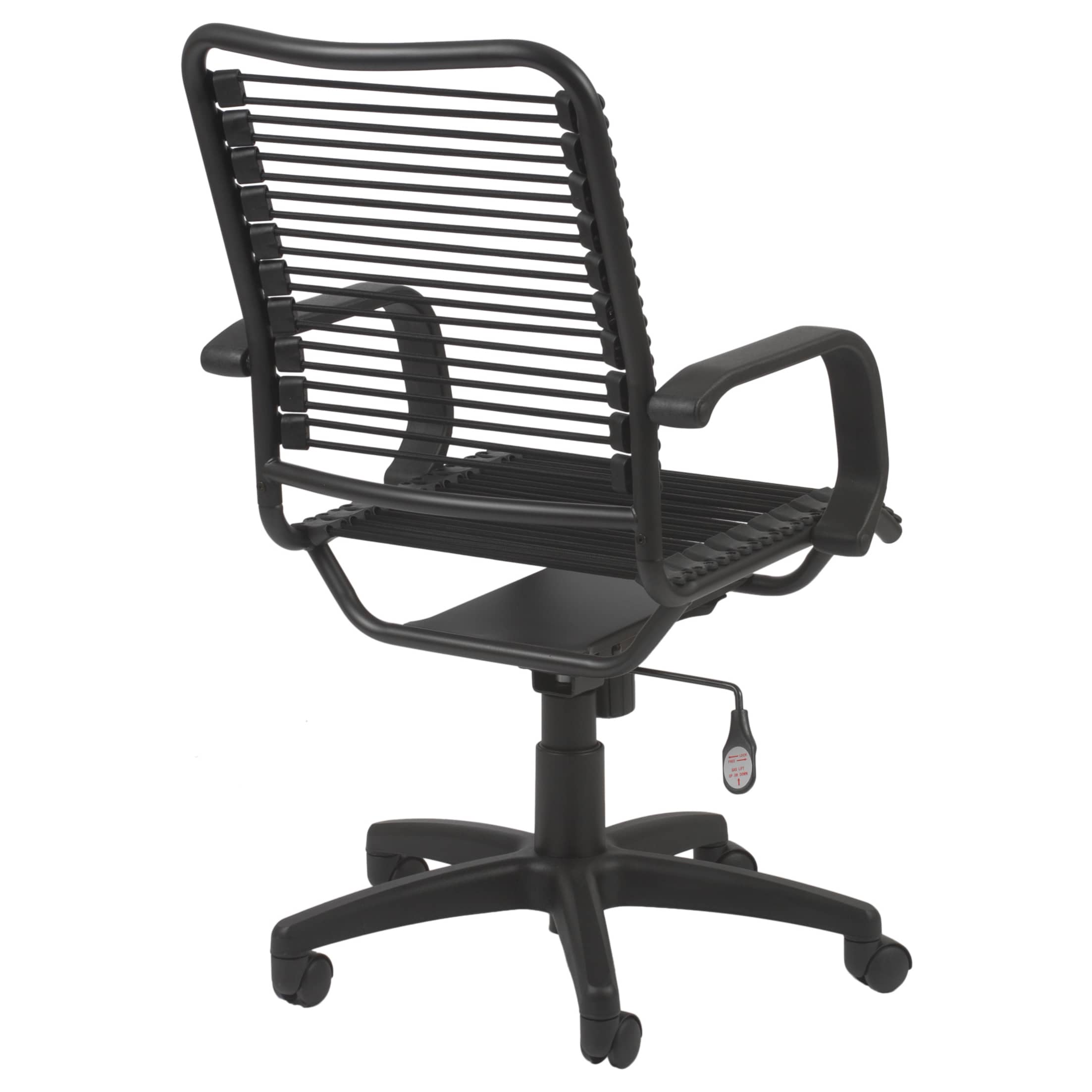 Graphite Black Bungie Cord Steel Office Chair Free Shipping Graphite Black Bungie Cord Steel Office Chair Free Shipping Today 6523255