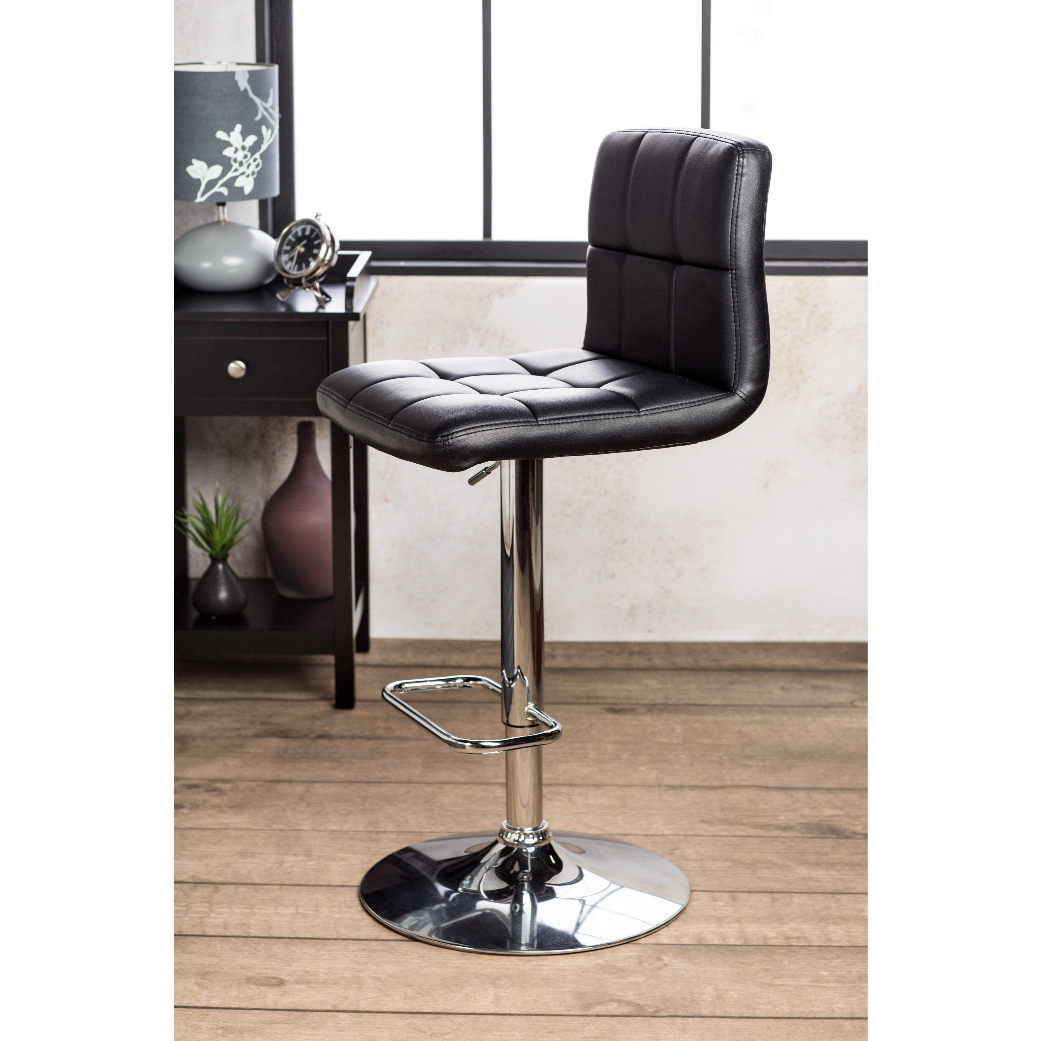 Furniture Of America The Comfy Doris Leatherette Bar Stool Furniture Of America The Comfy Doris Leatherette Bar Stool