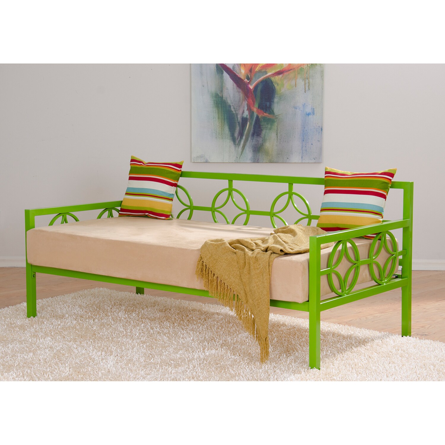 Medallion Organic Green Twin Daybed Free Shipping Today Medallion Organic Green Twin Daybed Free Shipping Today