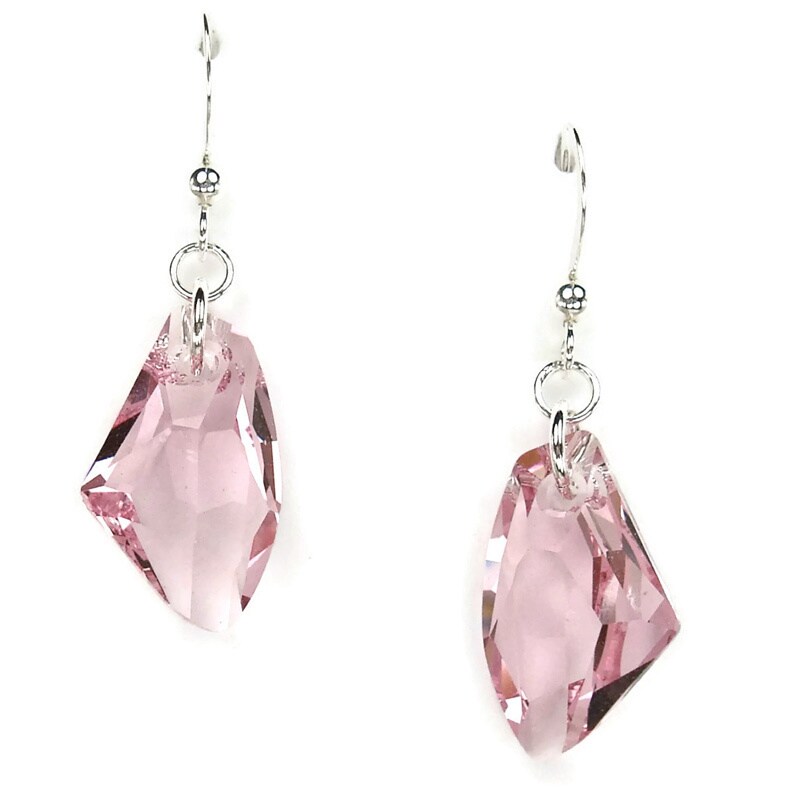 Handmade Jewelry By Dawn Pink Crystal Galactic Sterling Silver Handmade Jewelry By Dawn Pink Crystal Galactic Sterling Silver Earrings Usa On Free Shipping Orders Over 45 6839517