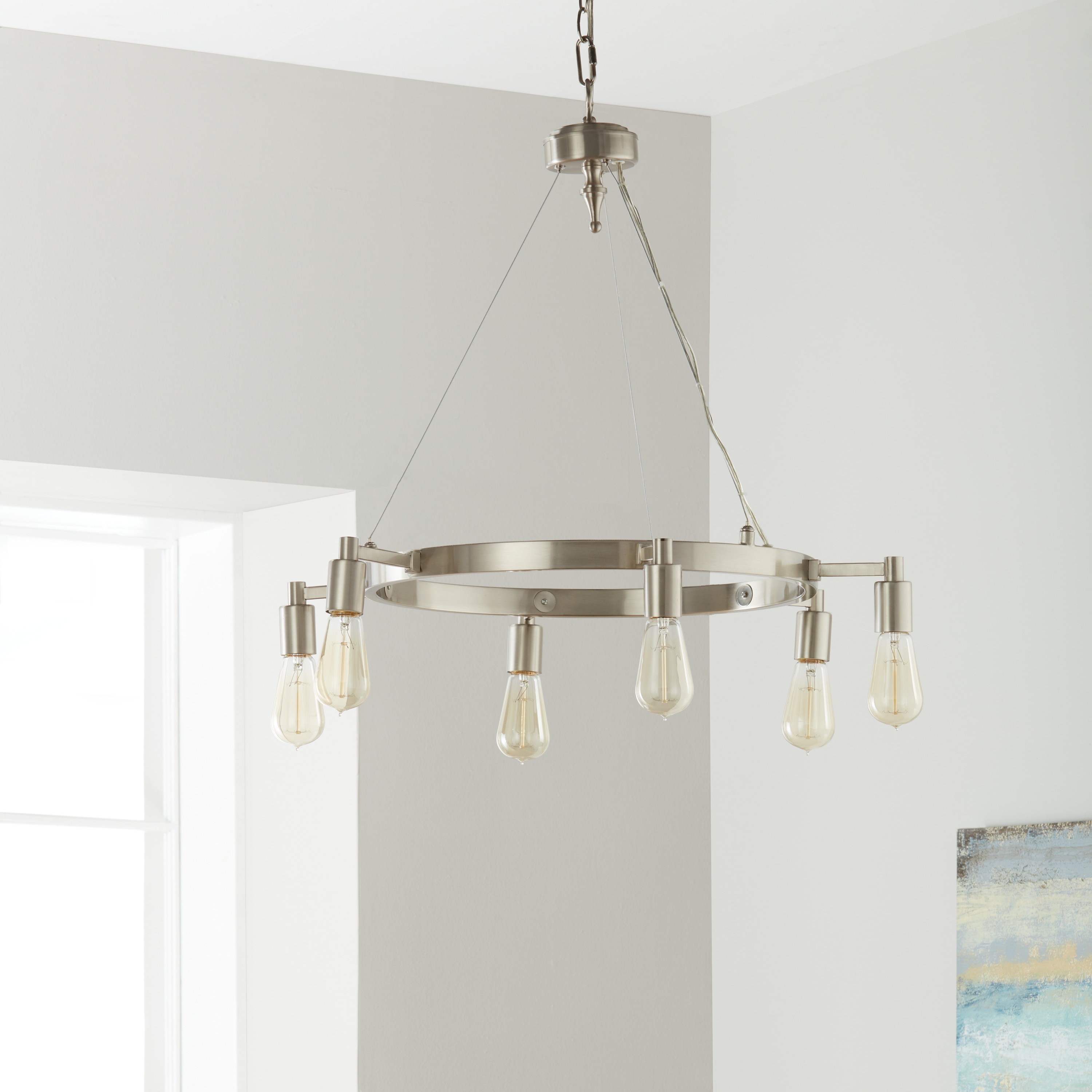Clay Alder Home Rae Brown Nickel 6 Light Chandelier Free Clay Alder Home Rae Brown Nickel 6 Light Chandelier Free Today Com 6911429