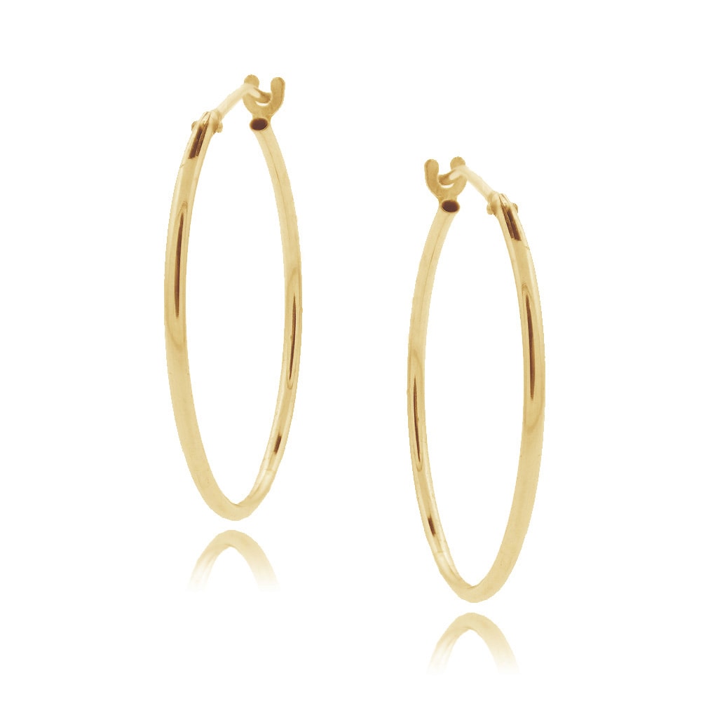 Mondevio 10k Yellow Gold Hoop Earrings On Free Mondevio 10k Yellow Gold Hoop Earrings On Free Shipping Orders Over 45 6963041