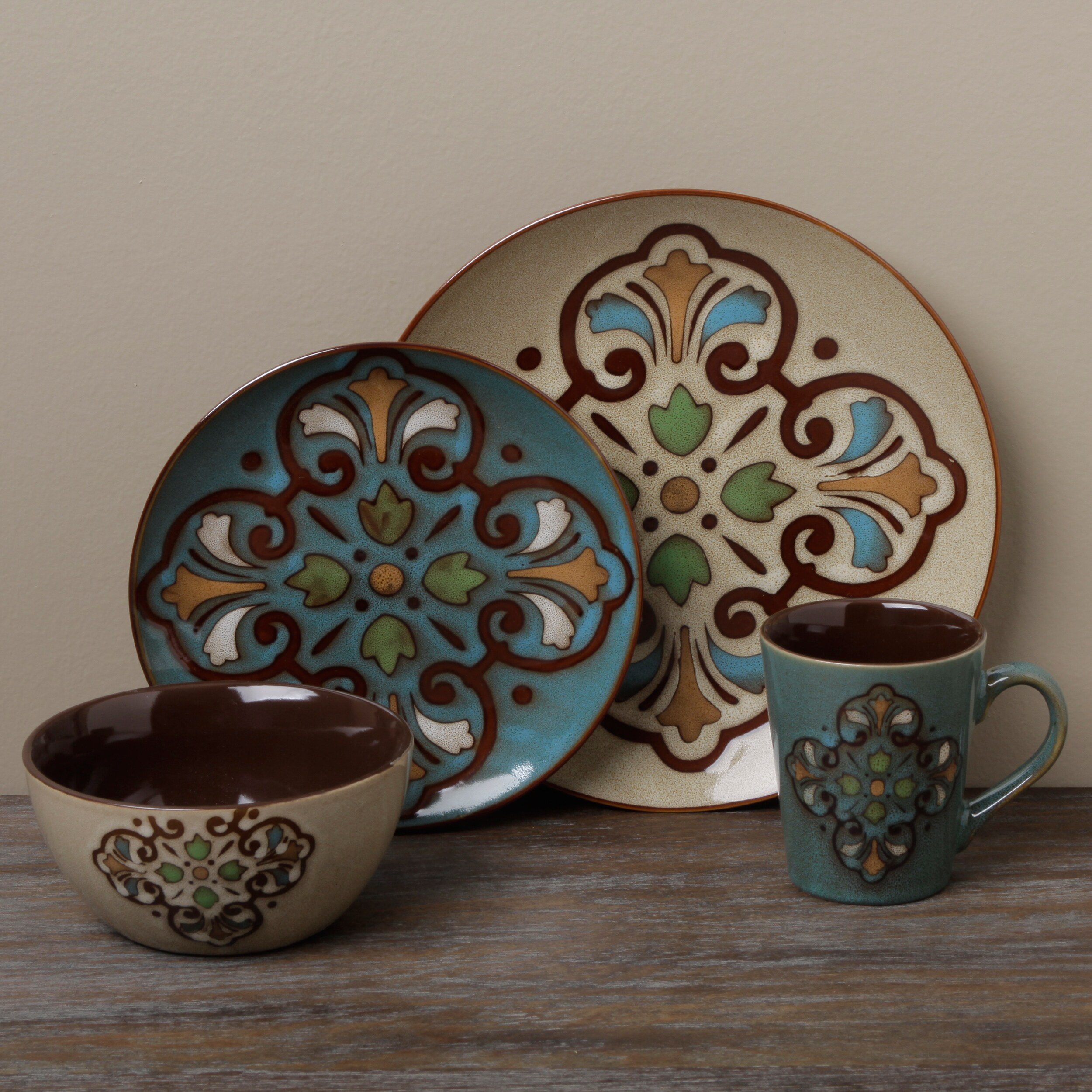 Shop Tabletops Unlimited Gallery Porto 16-piece Dinnerware Set ... Shop Tabletops Unlimited Gallery Porto 16-piece Dinnerware Set ...