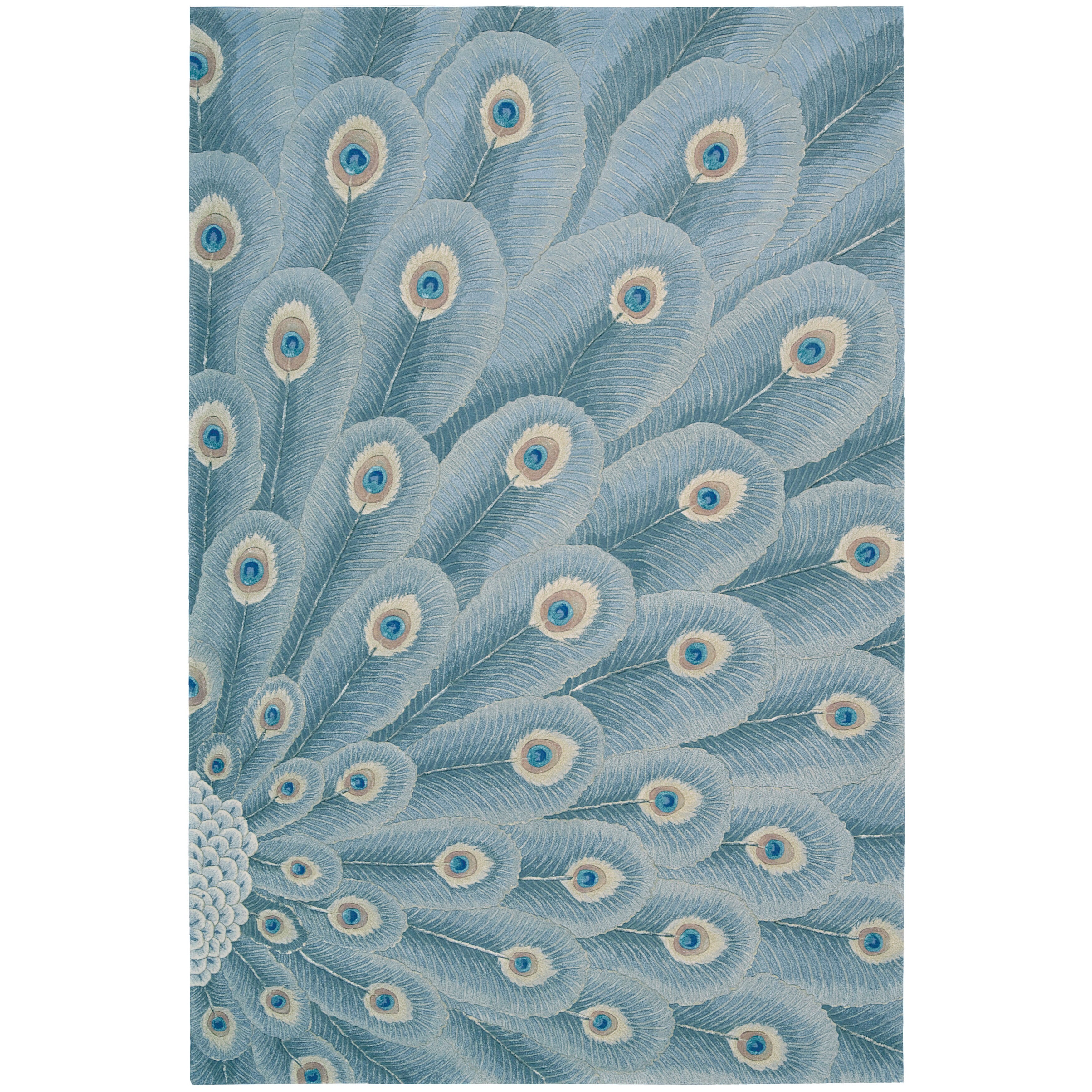 Nourison Hand Tufted Moda Blue Pea Rug 8 X 11 On Nourison Hand Tufted Moda Blue Pea Rug 8 X 11 On Free Shipping Today 7286080