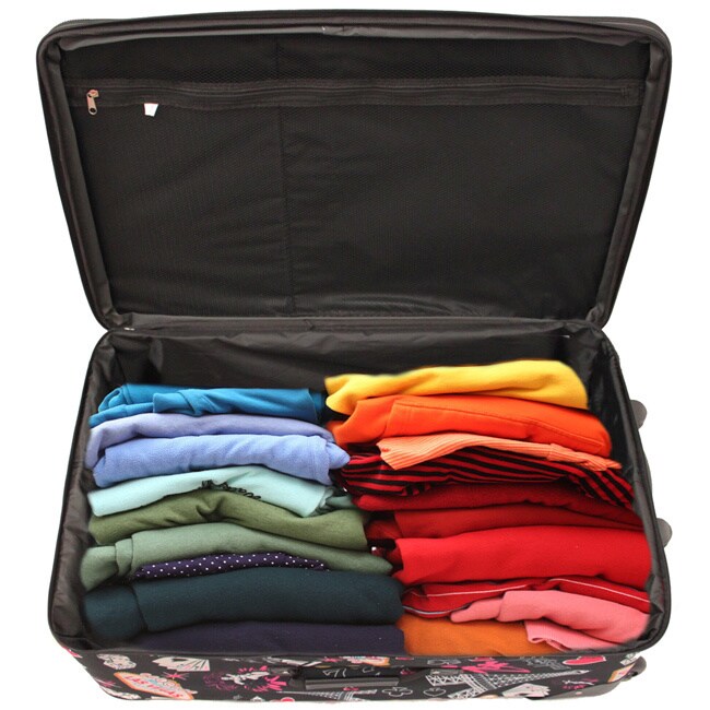 Rockland Las Vegas 4 Piece Expandable Luggage Set Free Rockland Las Vegas 4 Piece Expandable Luggage Set Free Shipping Today 7316004
