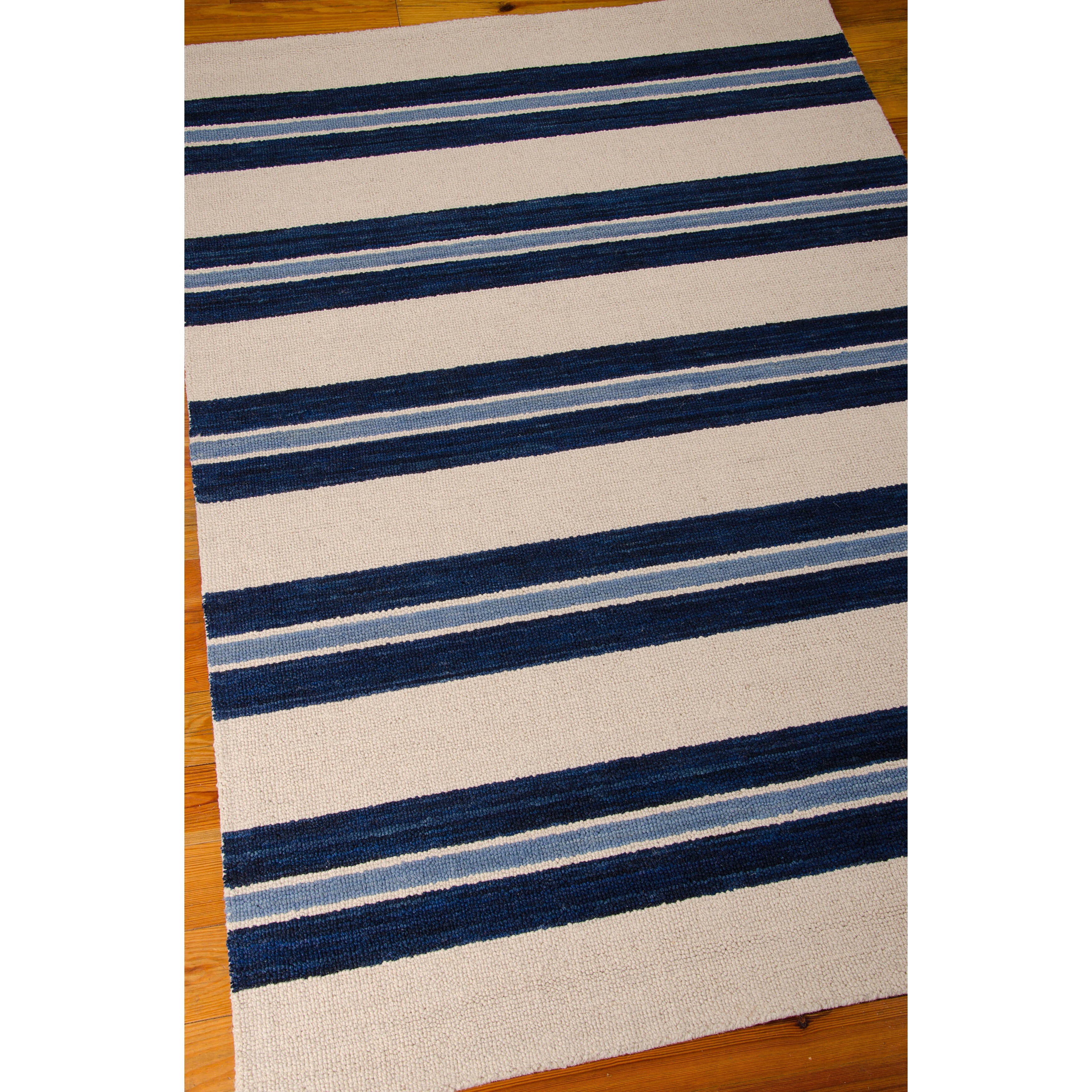 Barclay Butera Oxford Awning Stripe Area Rug By Nourison 5 3 Barclay Butera Oxford Awning Stripe Area Rug By Nourison 5 3 X 7 Free Shipping Today 7326777