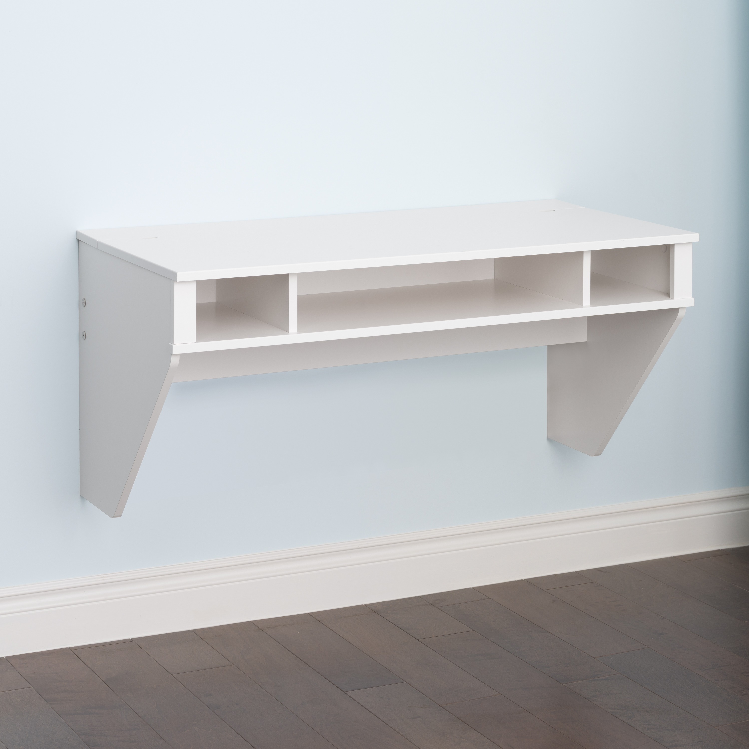 Prepac Soho White Designer Floating Desk Free Shipping Today Prepac Soho White Designer Floating Desk Free Shipping Today 7327331