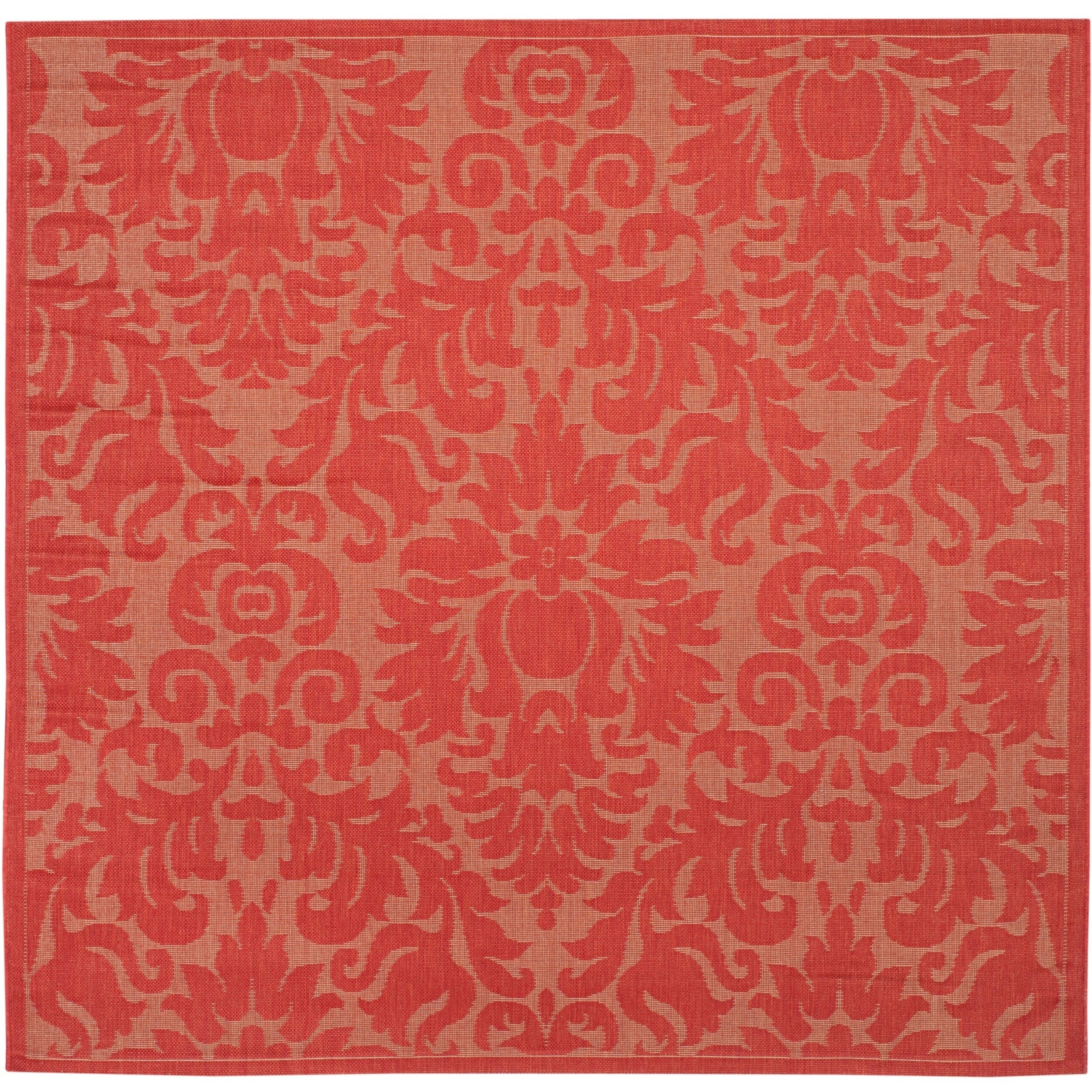Safavieh St Barts Damask Red Indoor Outdoor Rug Free Shipping Safavieh St Barts Damask Red Indoor Outdoor Rug Free Shipping Today 14819383