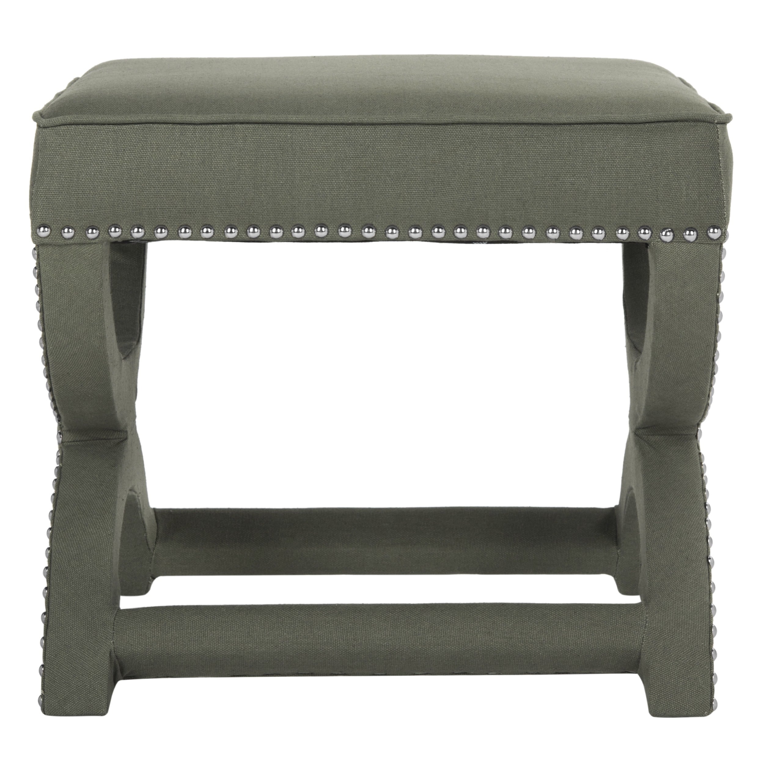 Safavieh Dante X Bench Taupe Grey Ottoman On Free Safavieh Dante X Bench Taupe Grey Ottoman On Free Shipping Today 7495223