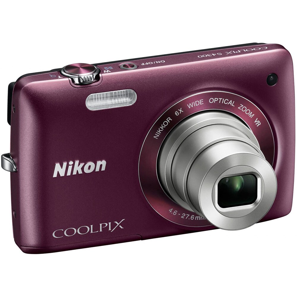 Shop Nikon Coolpix S4100 14MP Plum Digital Camera (Refurbished) - Free  Shipping Today - Overstock.com - 7509230