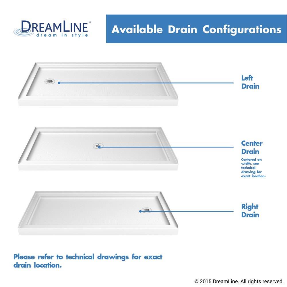 Dreamline Slimline 36 In By 60 Single Threshold Shower Dreamline Slimline 36 In By 60 Single Threshold Shower Base 34 X Free Shipping Today 7510844