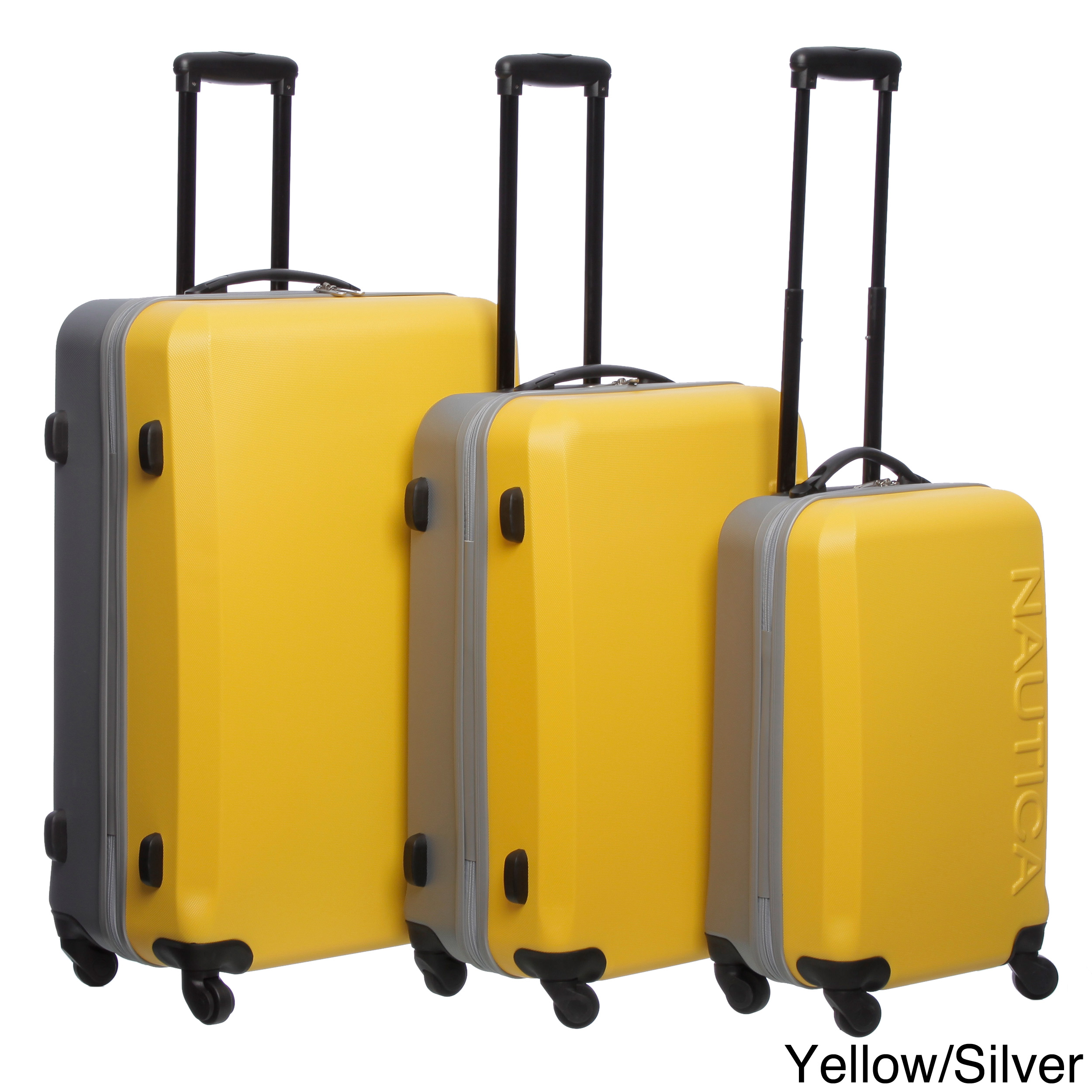 nautica yellow luggage