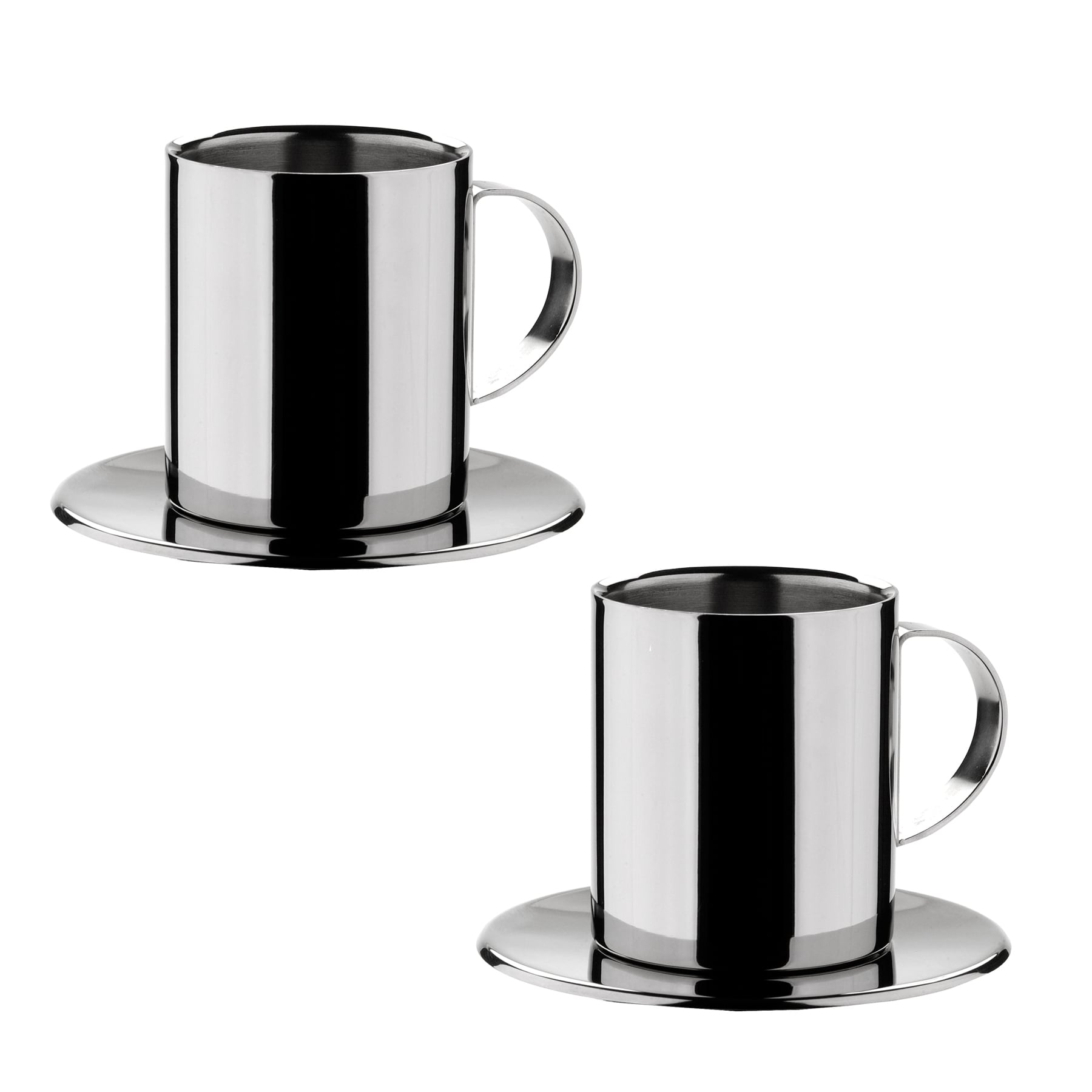 Miu France Stainless Steel Cuccino Cups Set Of 2 Free Miu France Stainless Steel Cuccino Cups Set Of 2 Free Shipping On Orders Over 45 7605243