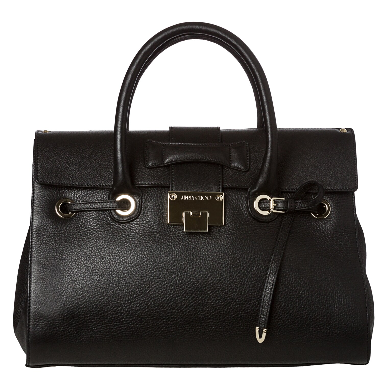 Jimmy Choo Rosalie Black Grainy Leather Satchel Handbag Jimmy Choo Rosalie Black Grainy Leather Satchel Handbag Free Shipping Today 7662481
