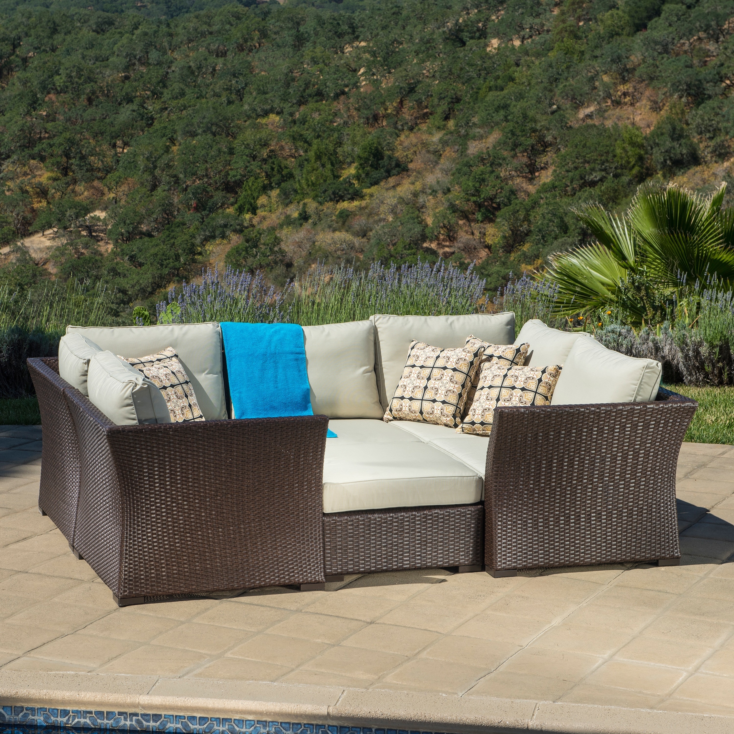 Corvus Oreanne 6 Piece Brown Wicker Patio Furniture Set Free Corvus Oreanne 6 Piece Brown Wicker Patio Furniture Set Free Shipping Today 15078575