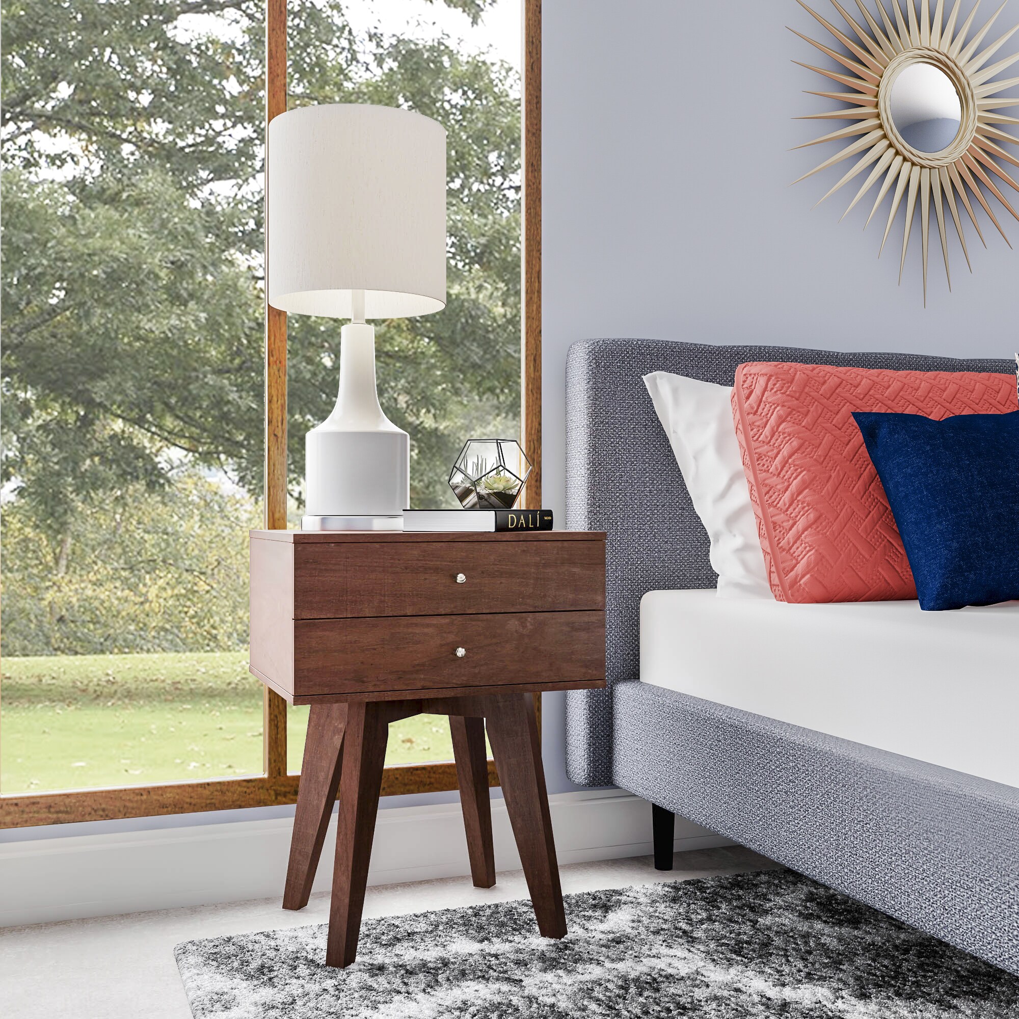 Carson Carrington Jones Wenge 2 Drawer Nightstand Free Shipping Carson Carrington Jones Wenge 2 Drawer Nightstand