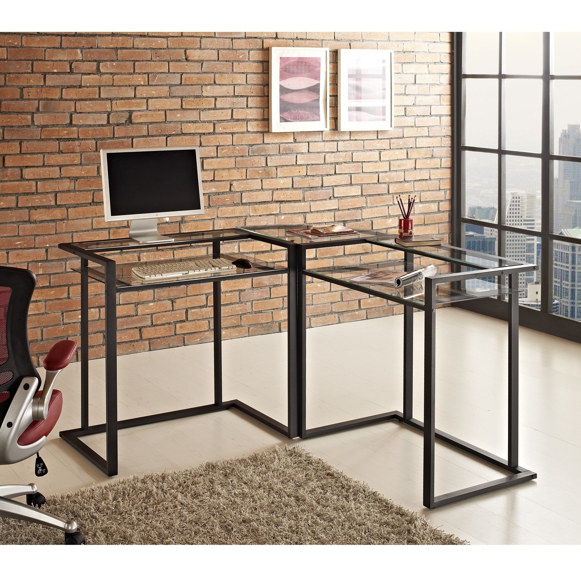 Metal And Glass Corner Computer Desk Free Shipping Today Overstockcom . Metal And Glass Corner Computer Desk Free Shipping Today metal and glass corner computer desk free shipping today overstockcom . metal and glass corner computer desk free shipping today