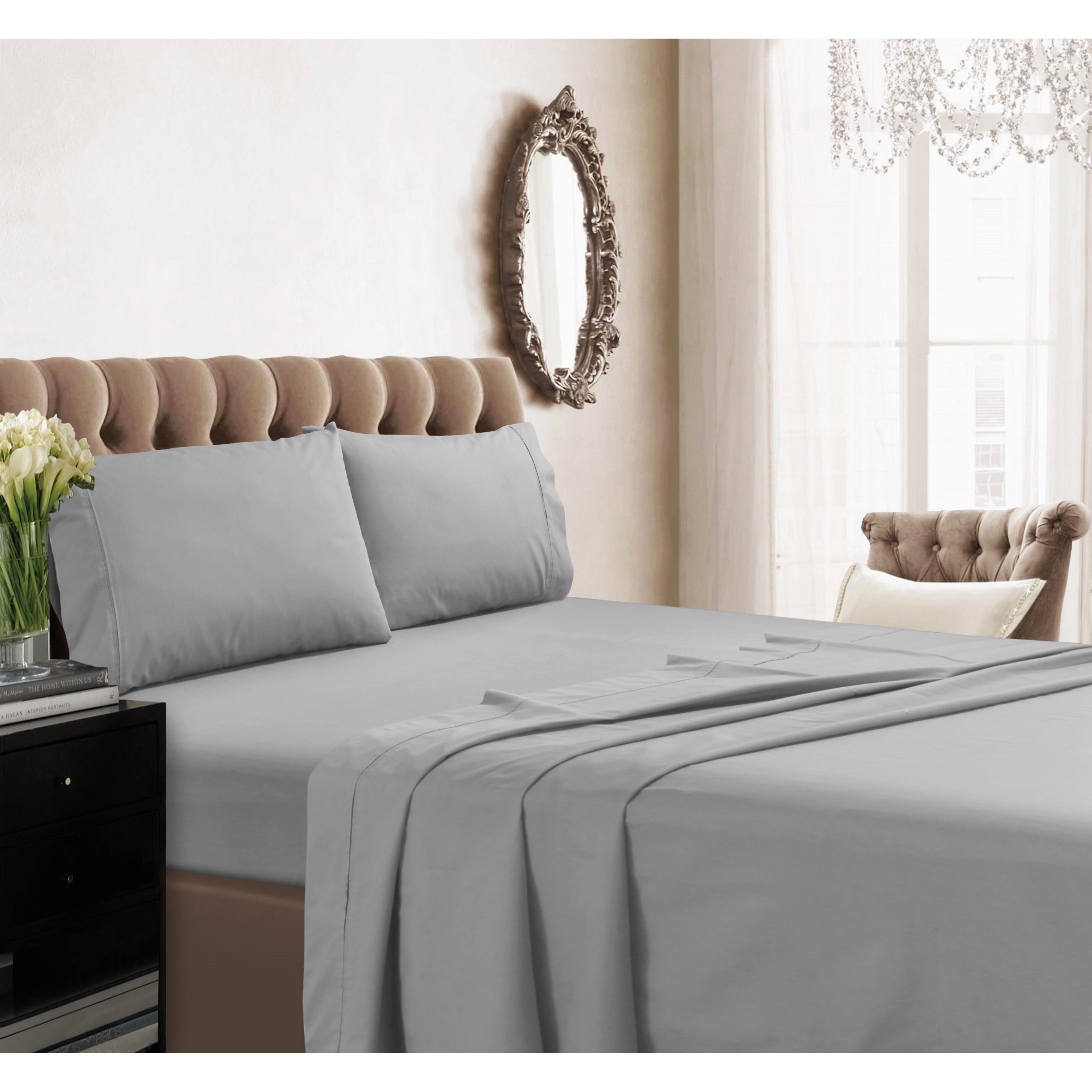 Wamsutta Cool Touch Percale 100 Egyptian Cotton 350 Thread Count Wamsutta Cool Touch Percale 100 Egyptian Cotton 350 Thread Count King Flat Sheet In Ivory
