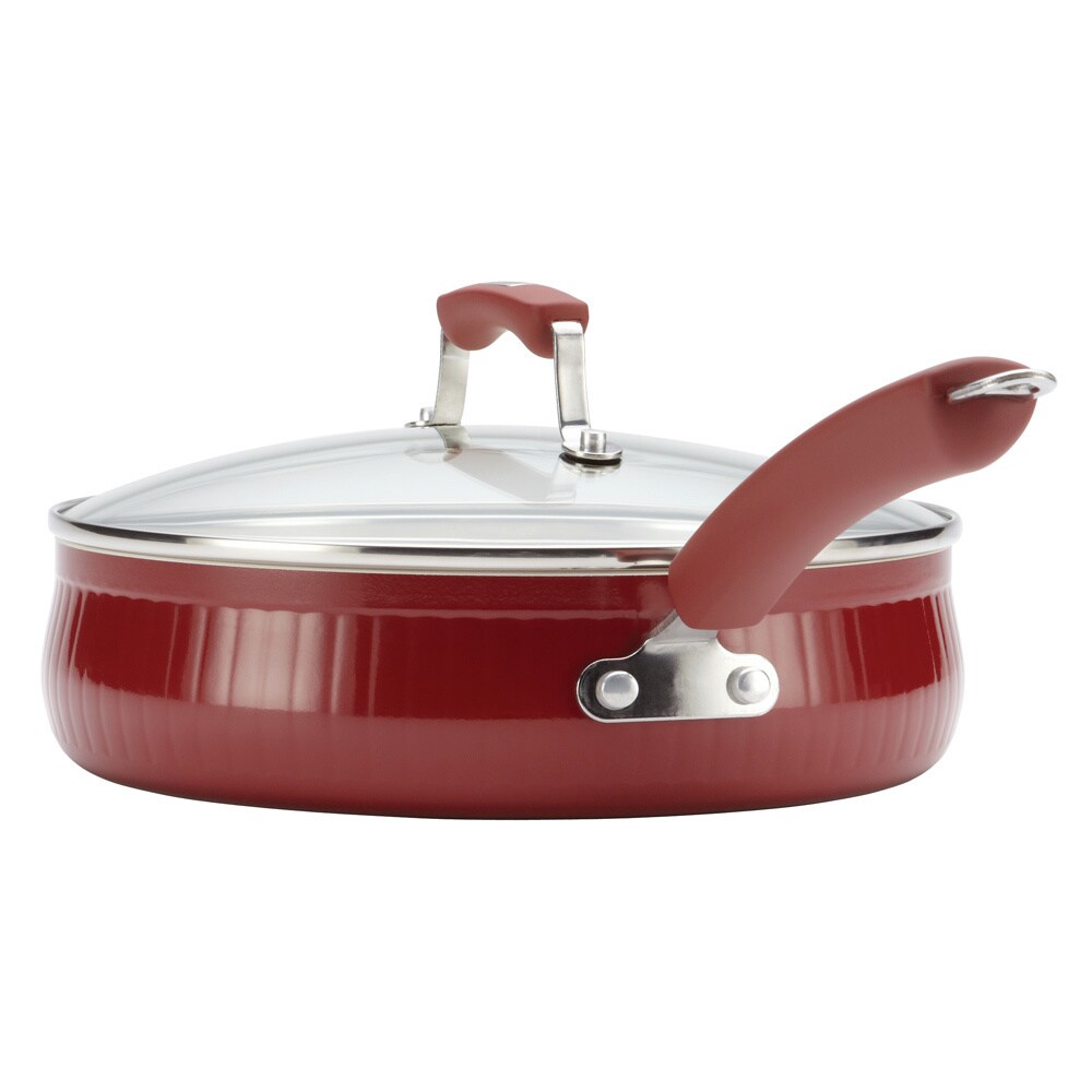 Paula Deen Savannah Collection Red 17 Piece Aluminum Nonstick Set Paula Deen Savannah Collection Red 17 Piece Aluminum Nonstick Set Free Shipping Today 15316017