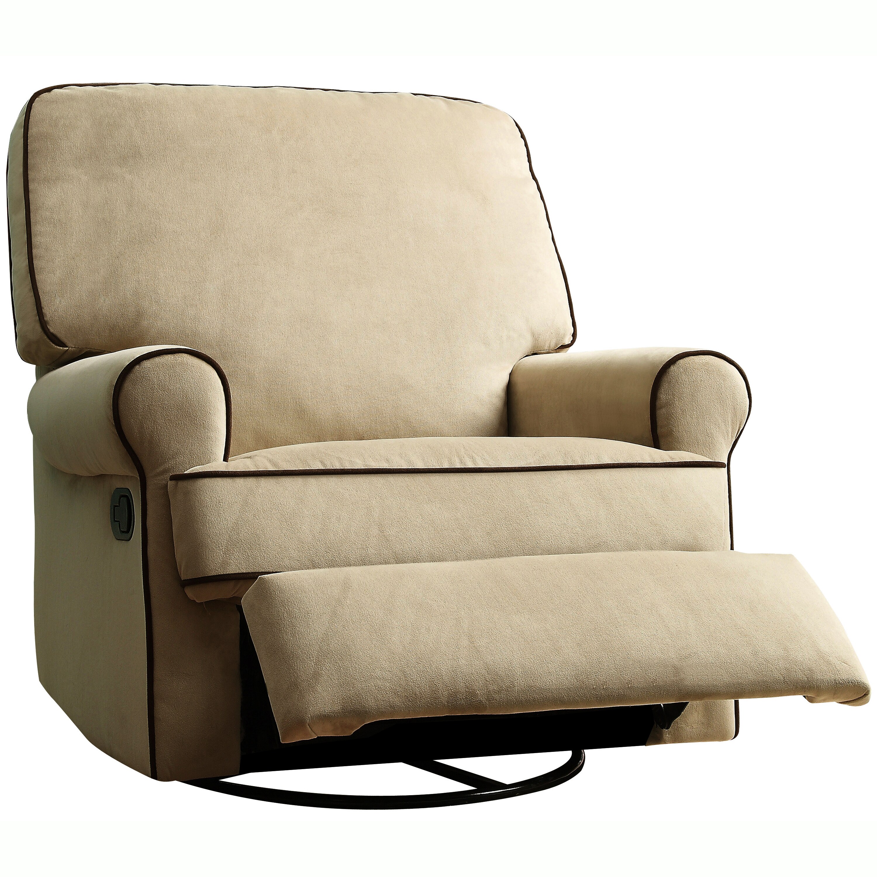 Chloe Sand Fabric Nursery Swivel Glider Recliner Chair On Chloe Sand Fabric Nursery Swivel Glider Recliner Chair On Free Shipping Today 7942162