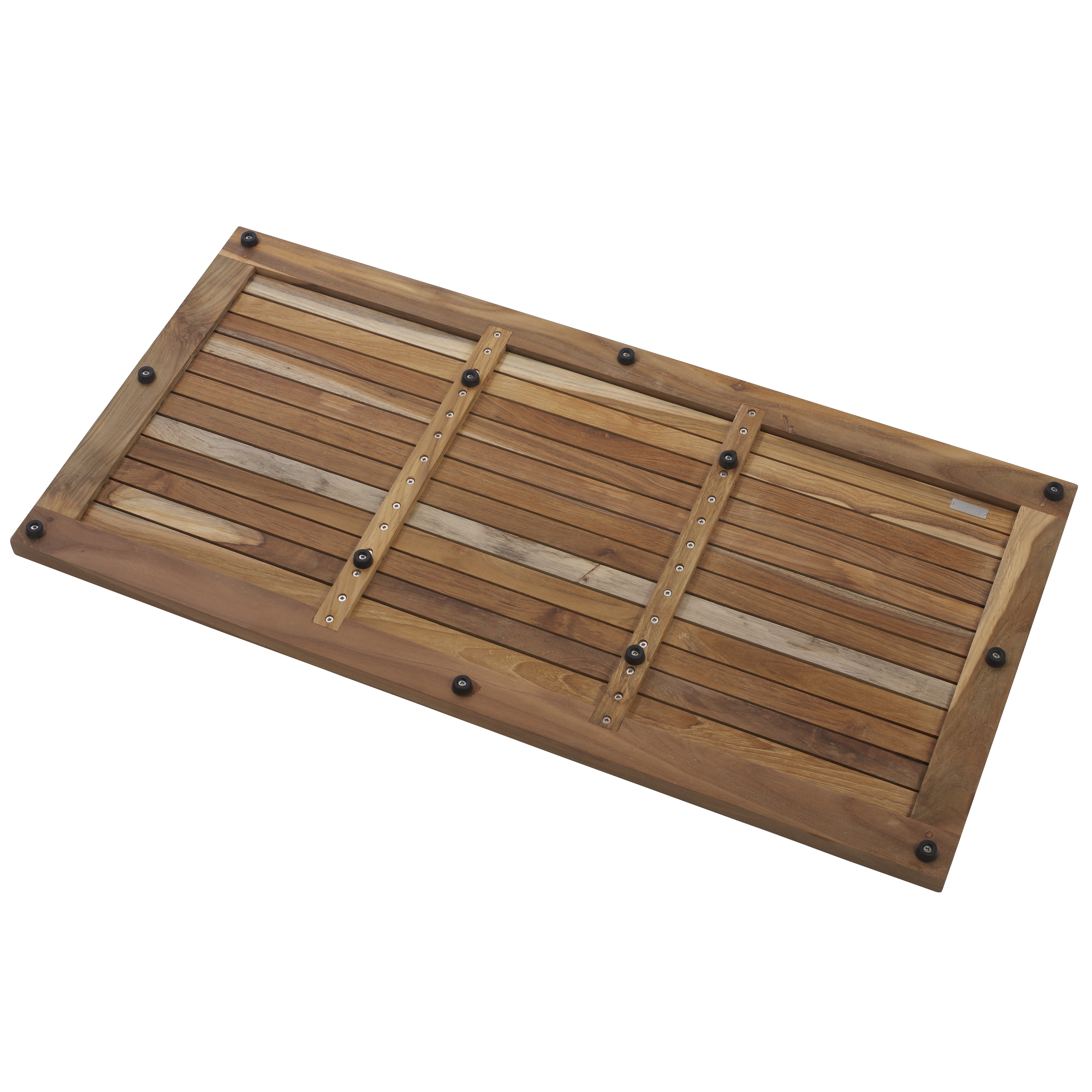 Le Spa Greenface Teak Reclaimed Finish Floor And Shower Mat Le Spa Greenface Teak Reclaimed Finish Floor And Shower Mat