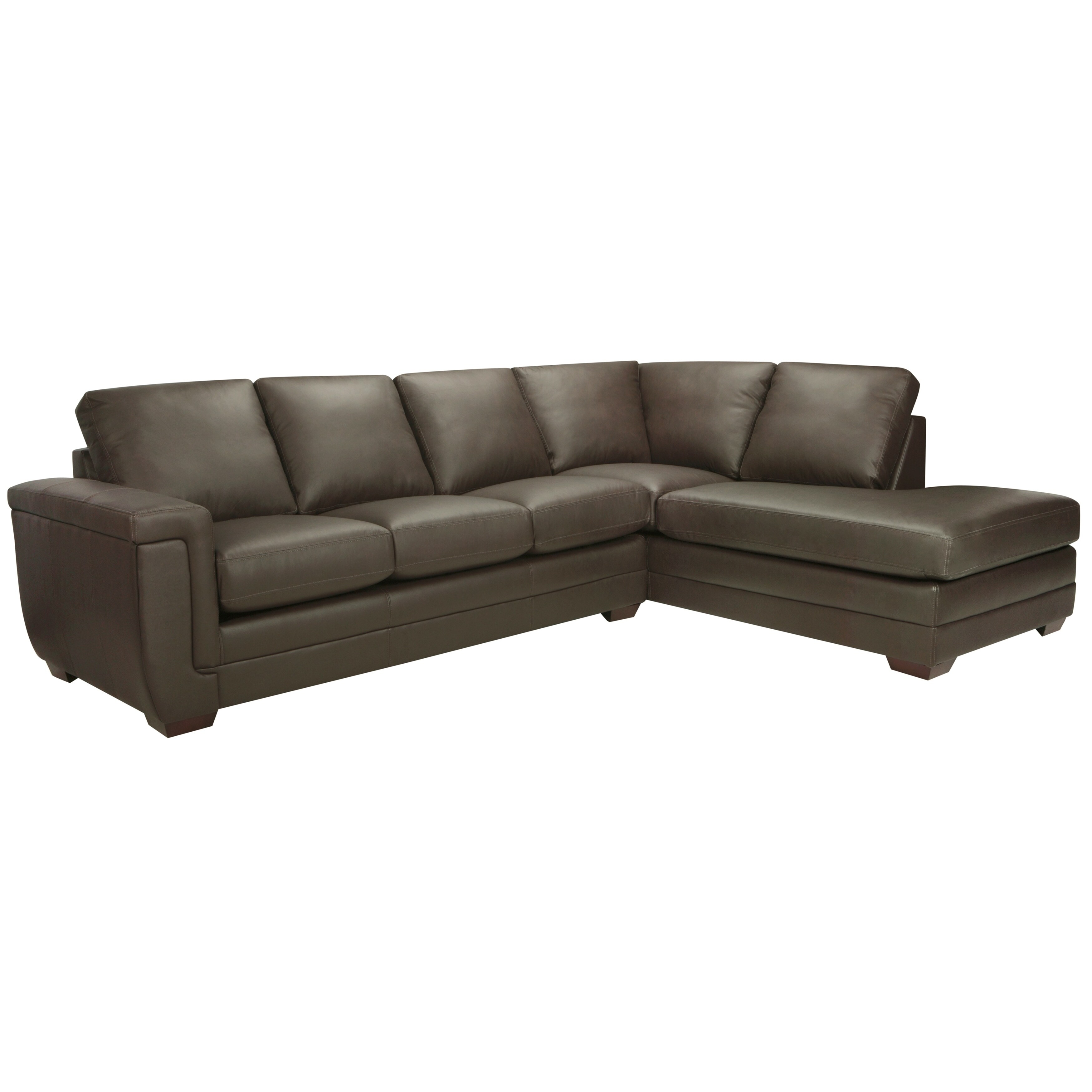 Porsche Top Grain Italian Leather Sectional Sofa On Porsche Top Grain Italian Leather Sectional Sofa On Free Shipping Today 8093138