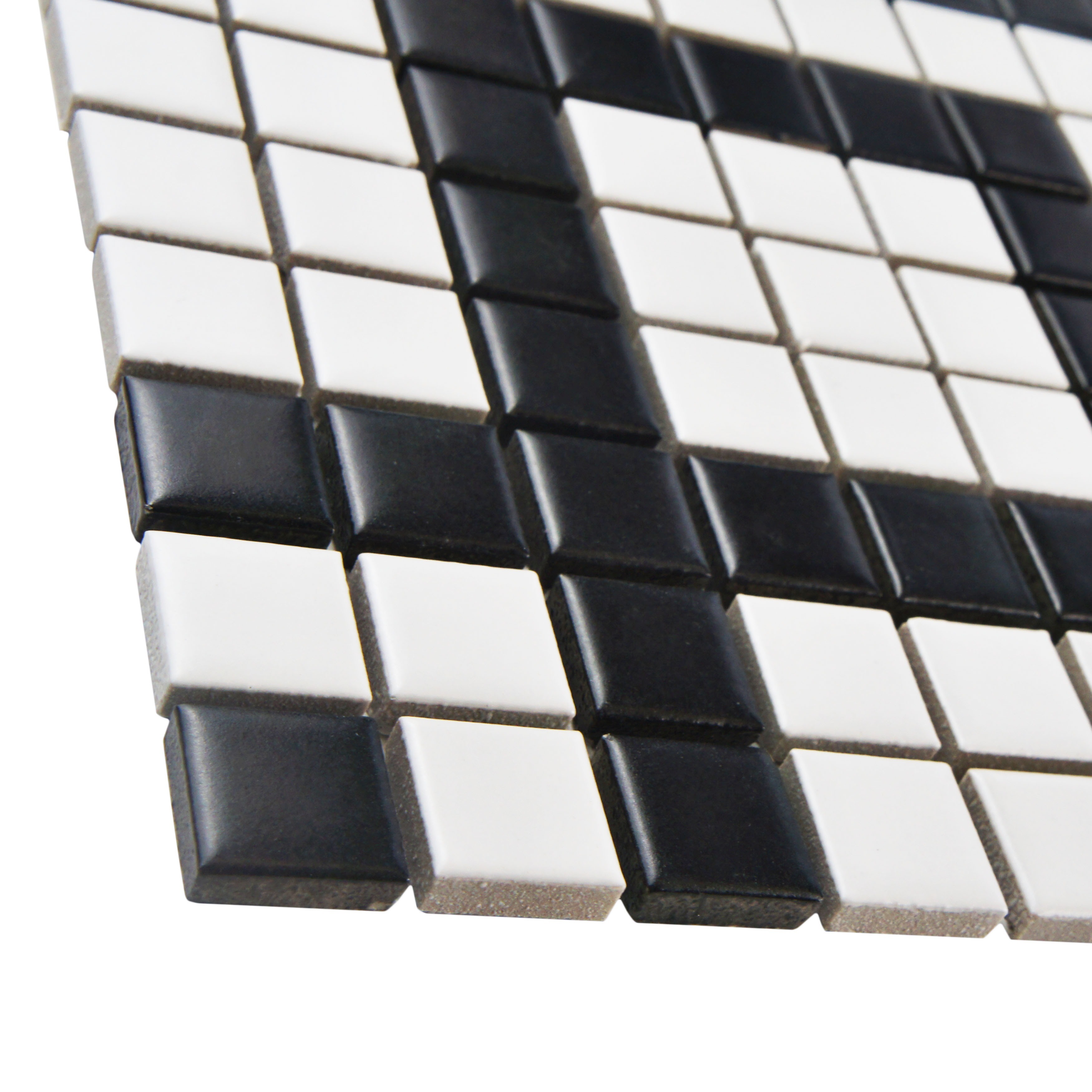 Shop Somertile 8x8 Inch Victorian Greek Key Matte White And Black Corner Porcelain Mosaic Floor And Wall Tile 4 Tiles Free Shipping On Orders Over 45 Shop Somertile 8x8 Inch Victorian Greek Key Matte White And Black Corner Porcelain Mosaic Floor And Wall Tile 4 Tiles Free Shipping On Orders Over 45