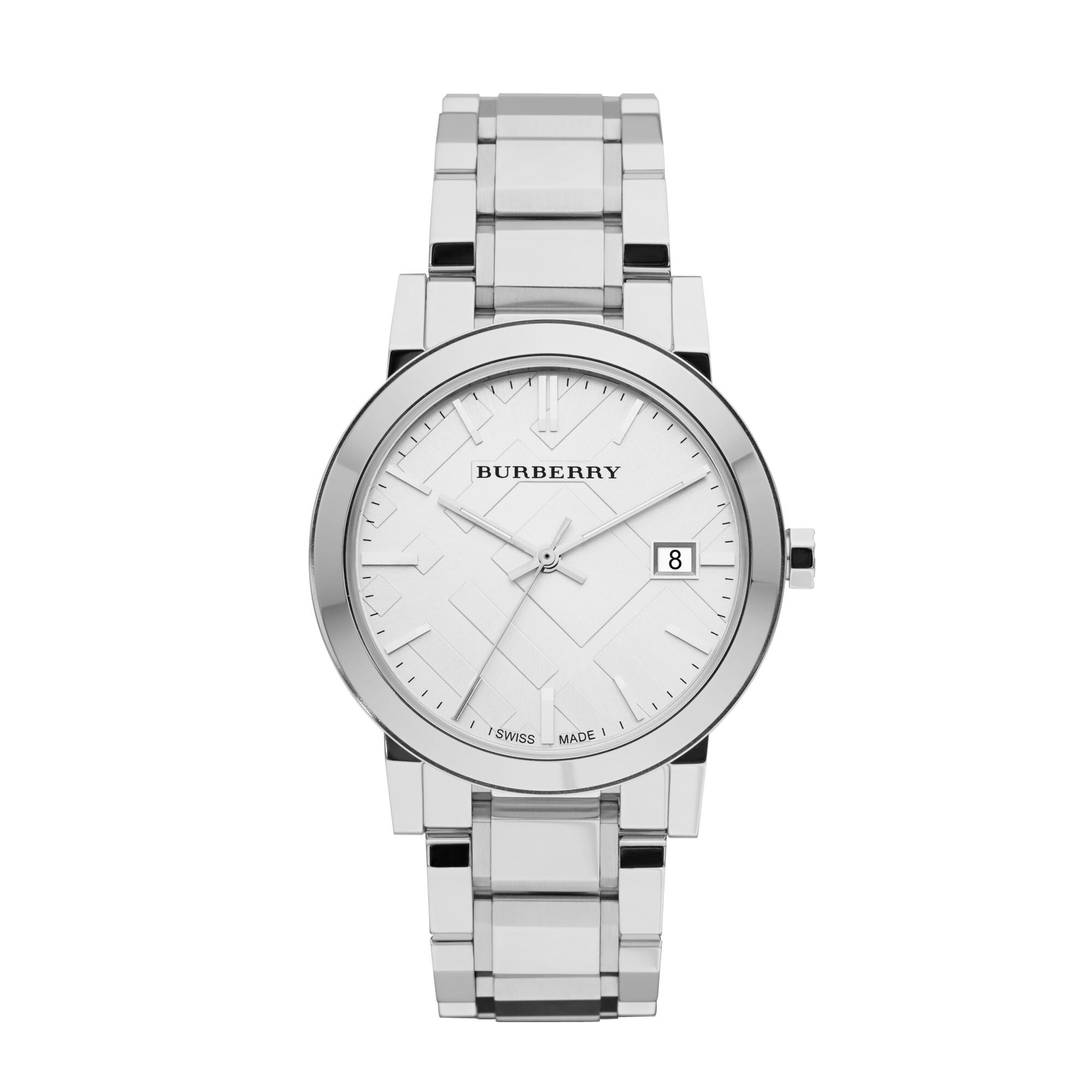 burberry white watch