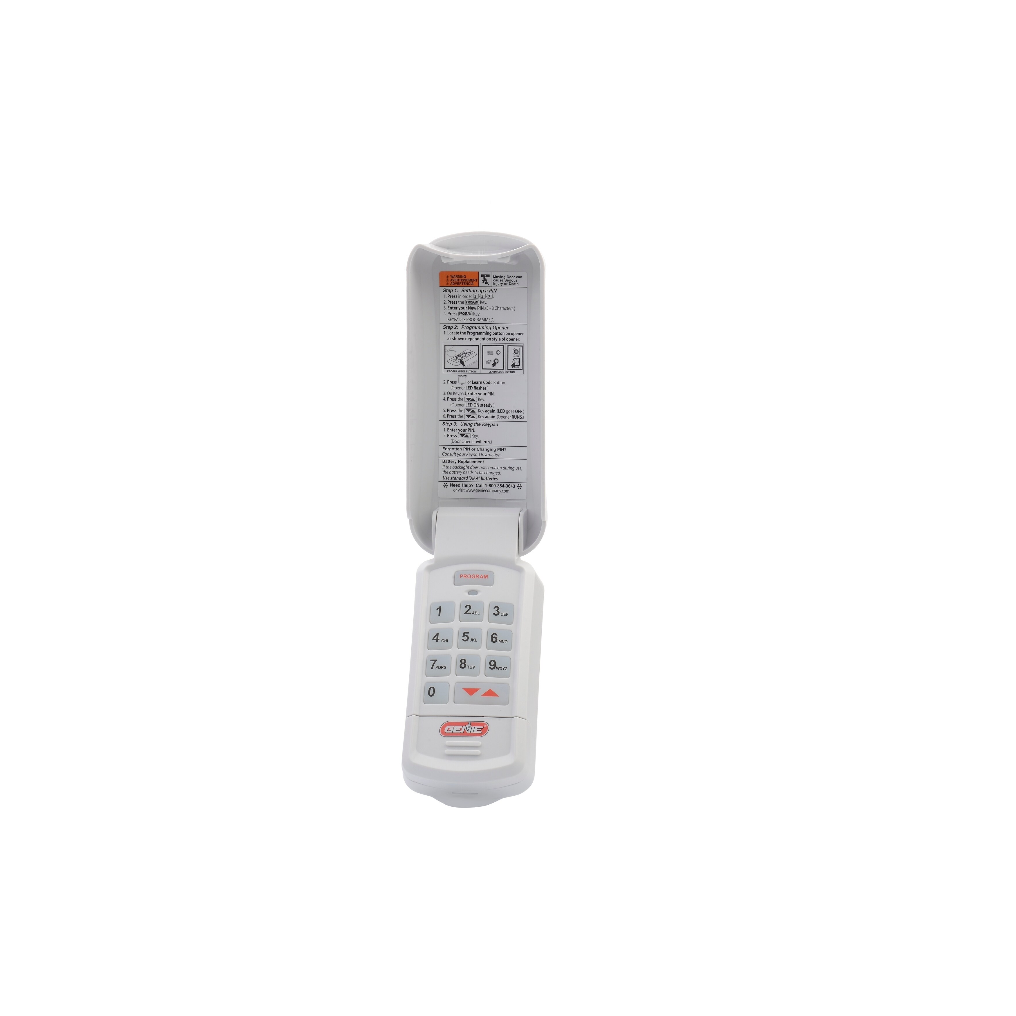 Shop Genie Intellicode Garage Door Opener Wireless Keyless Keypad - Free Shipping Today - Overstock.com - 8302920