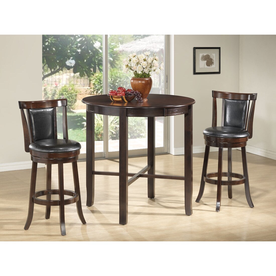 Cuccino Ash Veneer 42 Inch Diameter Bar Height Dining Table Cuccino Ash Veneer 42 Inch Diameter Bar Height Dining Table Free Shipping Today 8310806