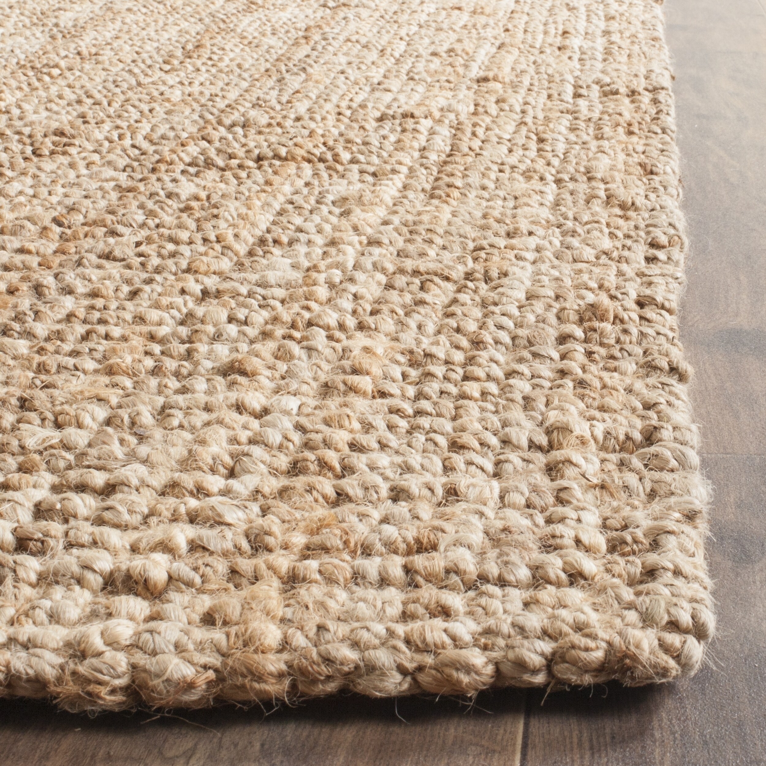Safavieh Casual Natural Fiber Hand Woven Accents Chunky Safavieh Casual Natural Fiber Hand Woven Accents Chunky Thick Jute Rug 10 Square On Free Shipping Today 8386357