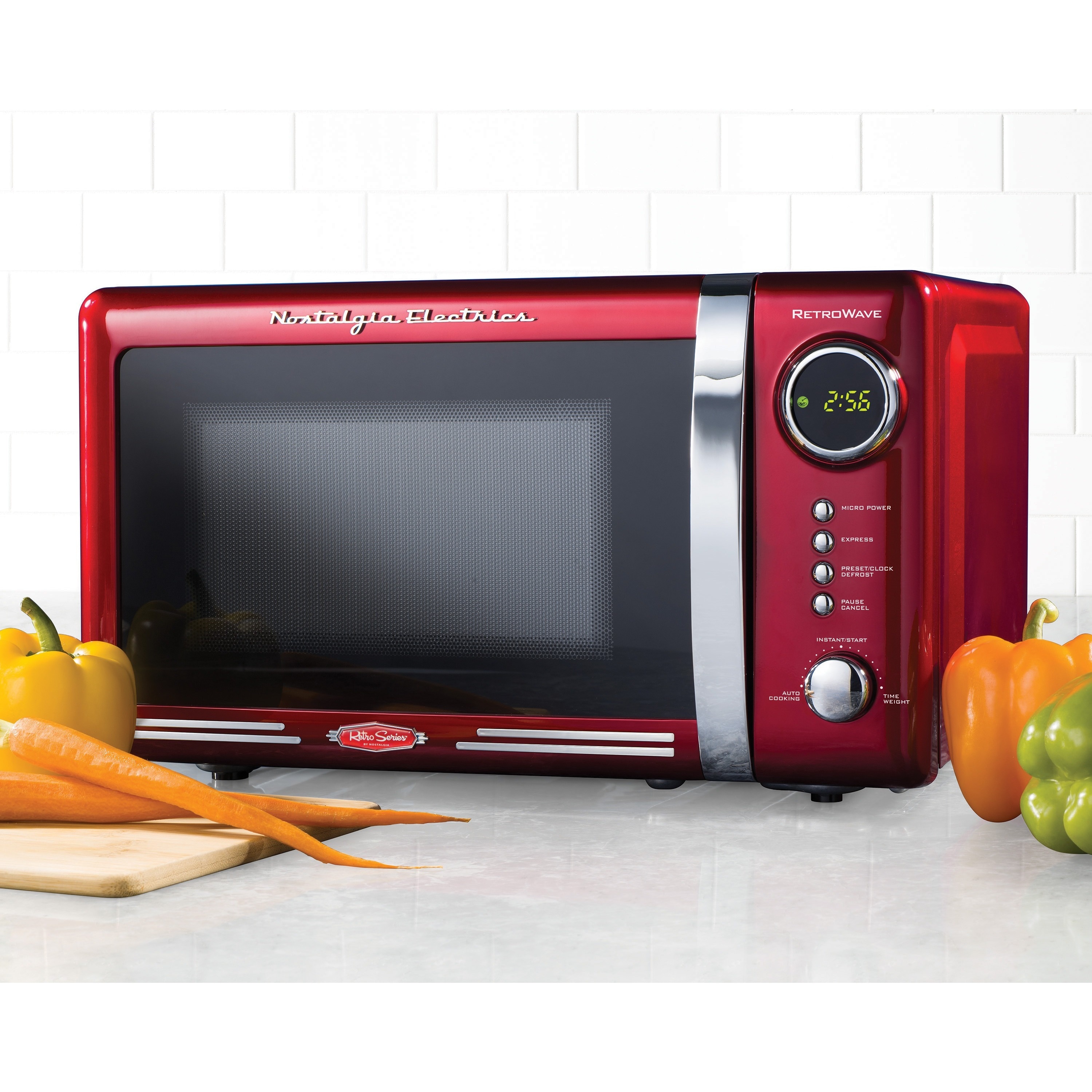 Nostalgia Retro Series Red Finish 0 7 Cubic Foot Microwave Oven Nostalgia Retro Series Red Finish 0 7 Cubic Foot Microwave Oven Free Shipping Today 15691191